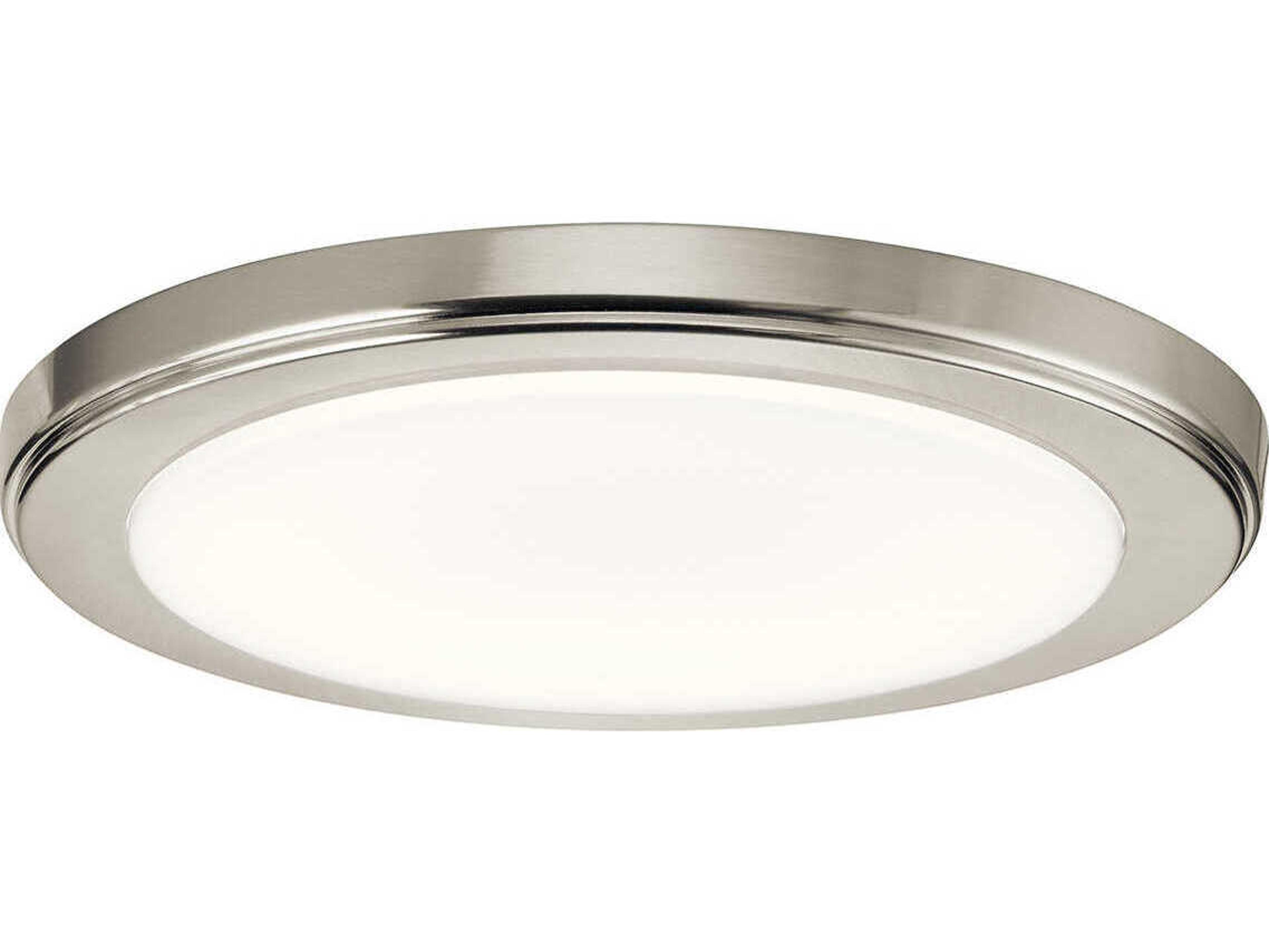 Kichler Zeo Brushed Nickel LED Round Flush Mount