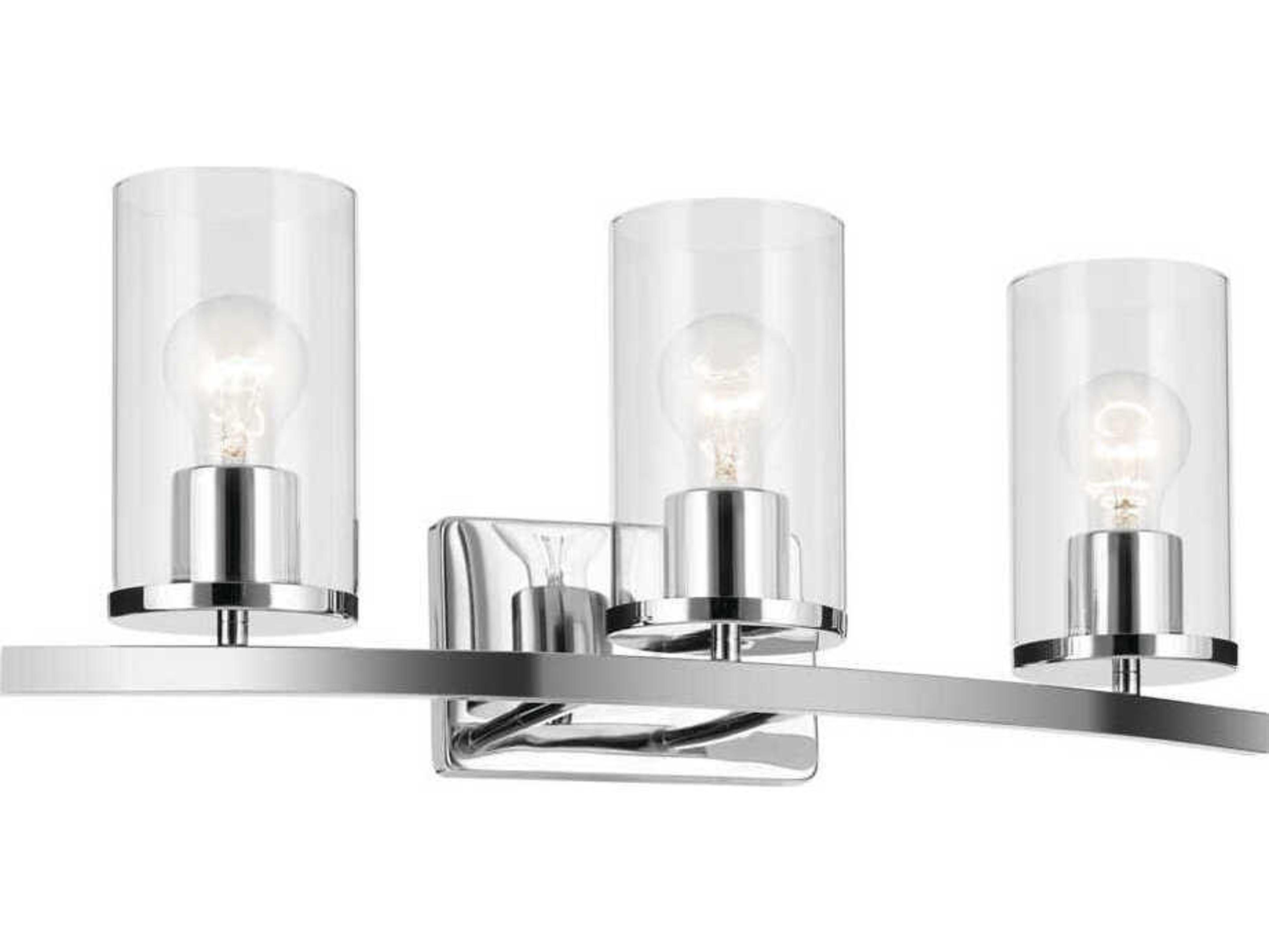 Kichler Crosby 3-Light Chrome Vanity Light