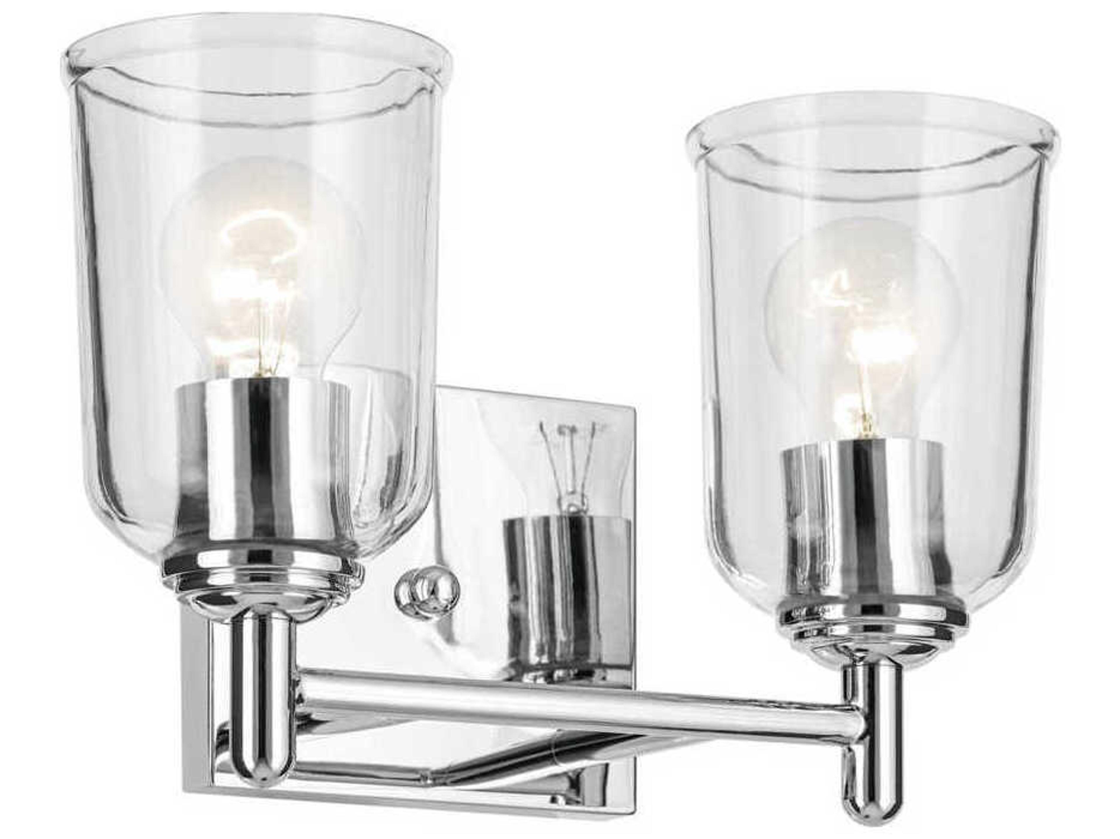 Kichler Shailene 2-Light Chrome Vanity Light