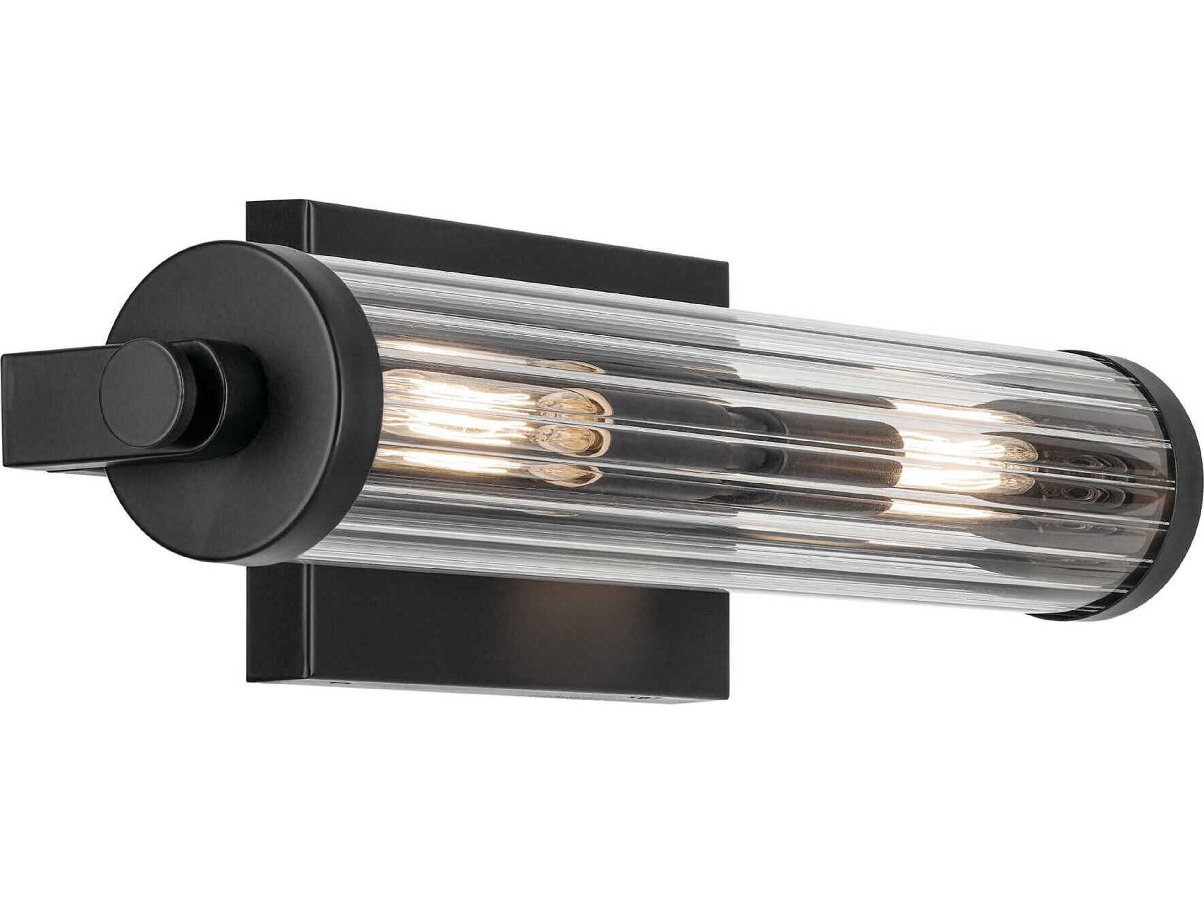 Kichler Azores 2-Light Black Wall Sconce