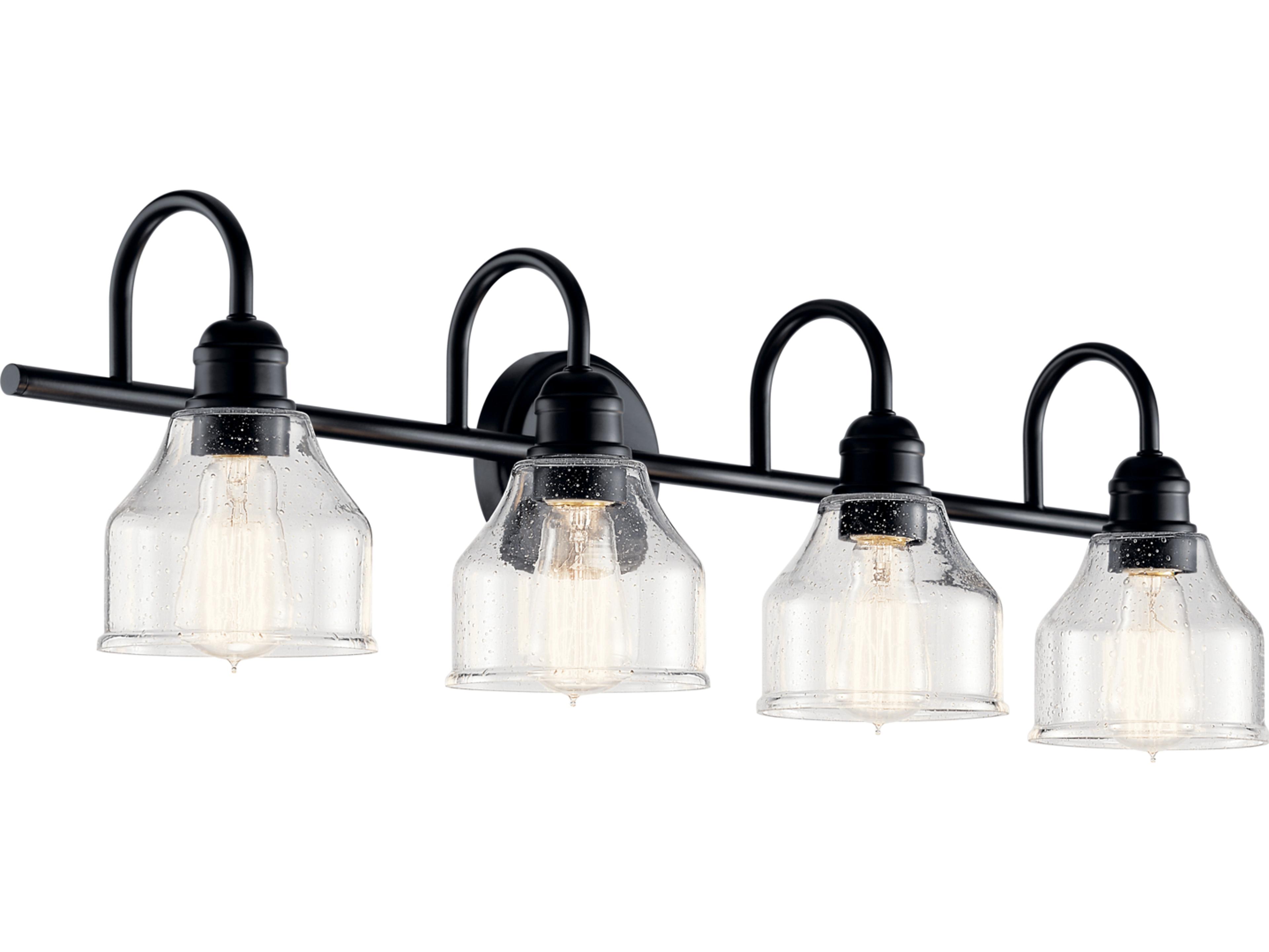 Kichler Avery 4-Light Black Vanity Light