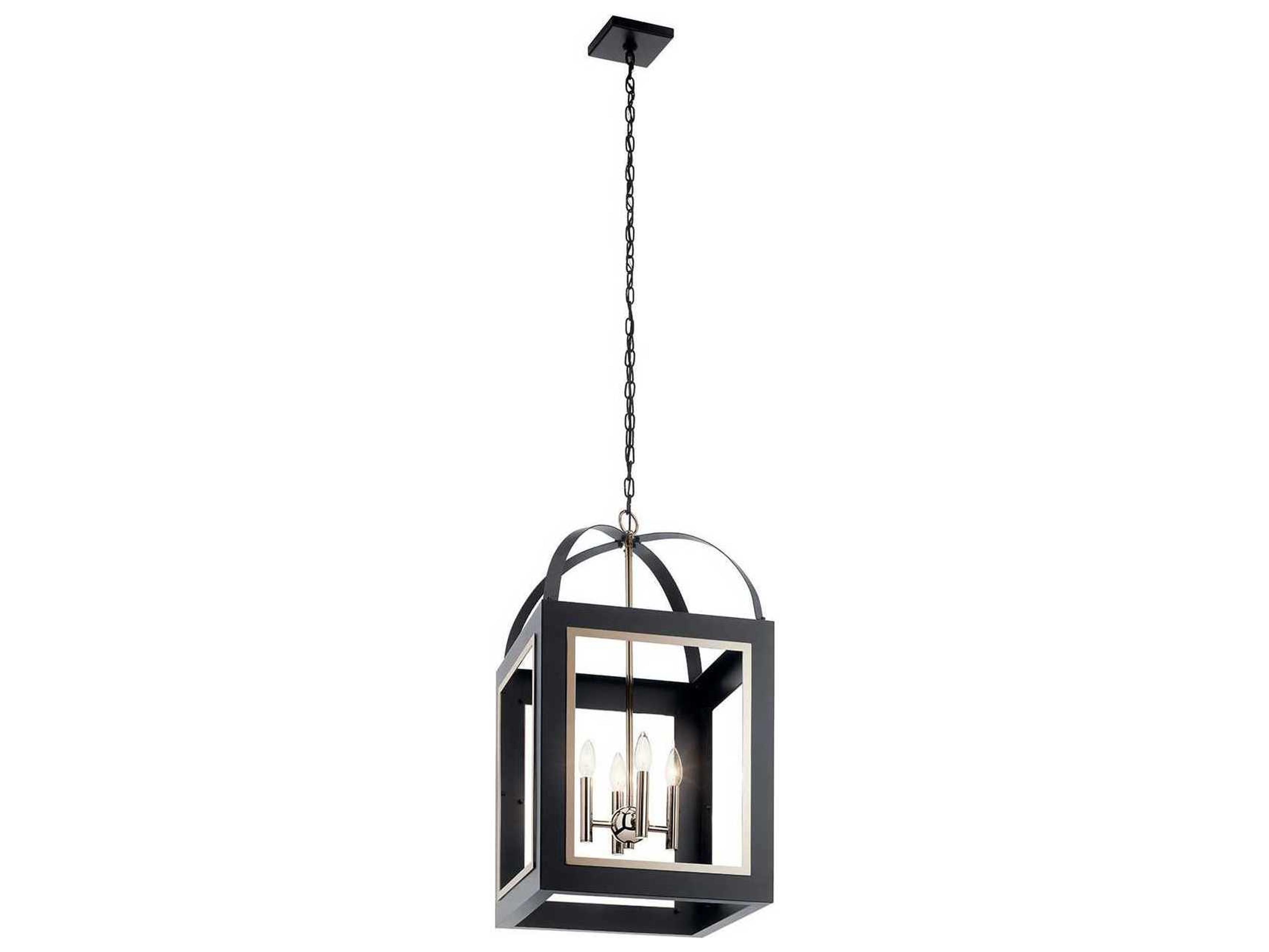 Kichler Vath 4-Light Black Candelabra Chandelier