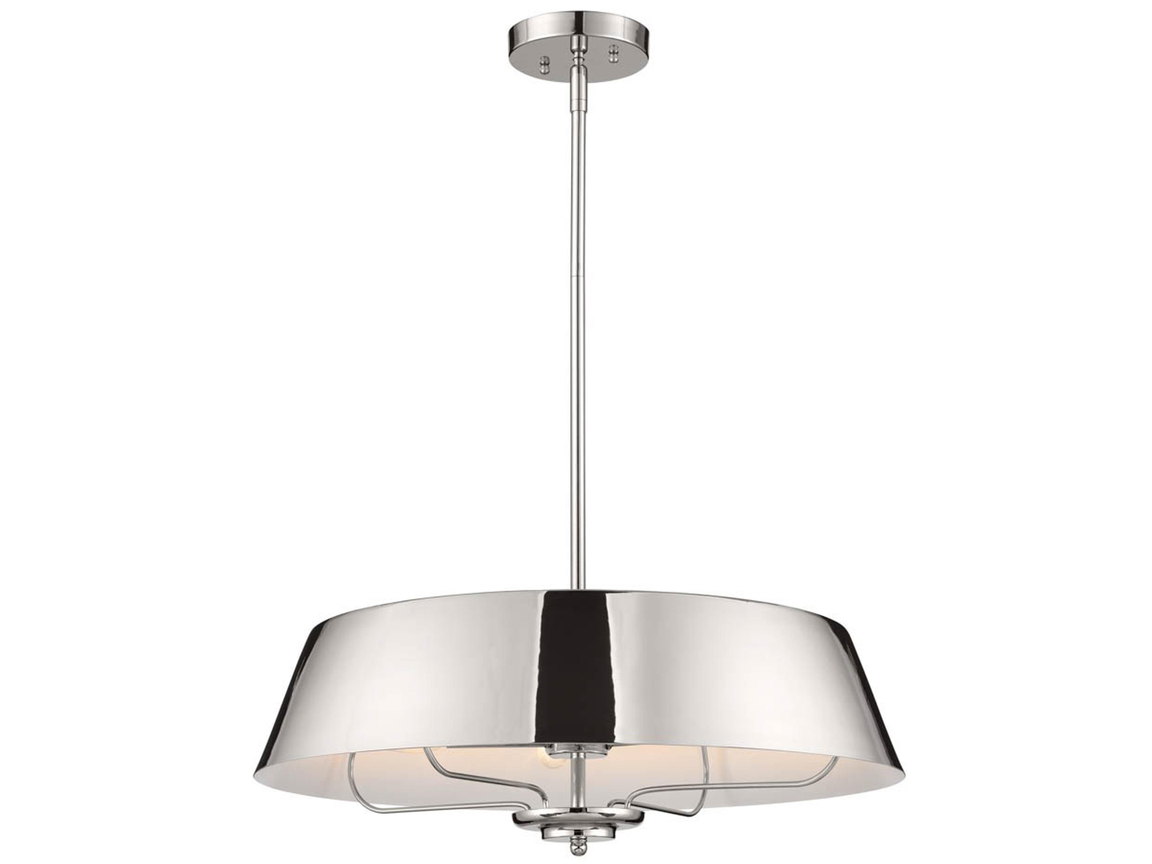 Kichler Luella 4-Light Polished Nickel Empire Pendant