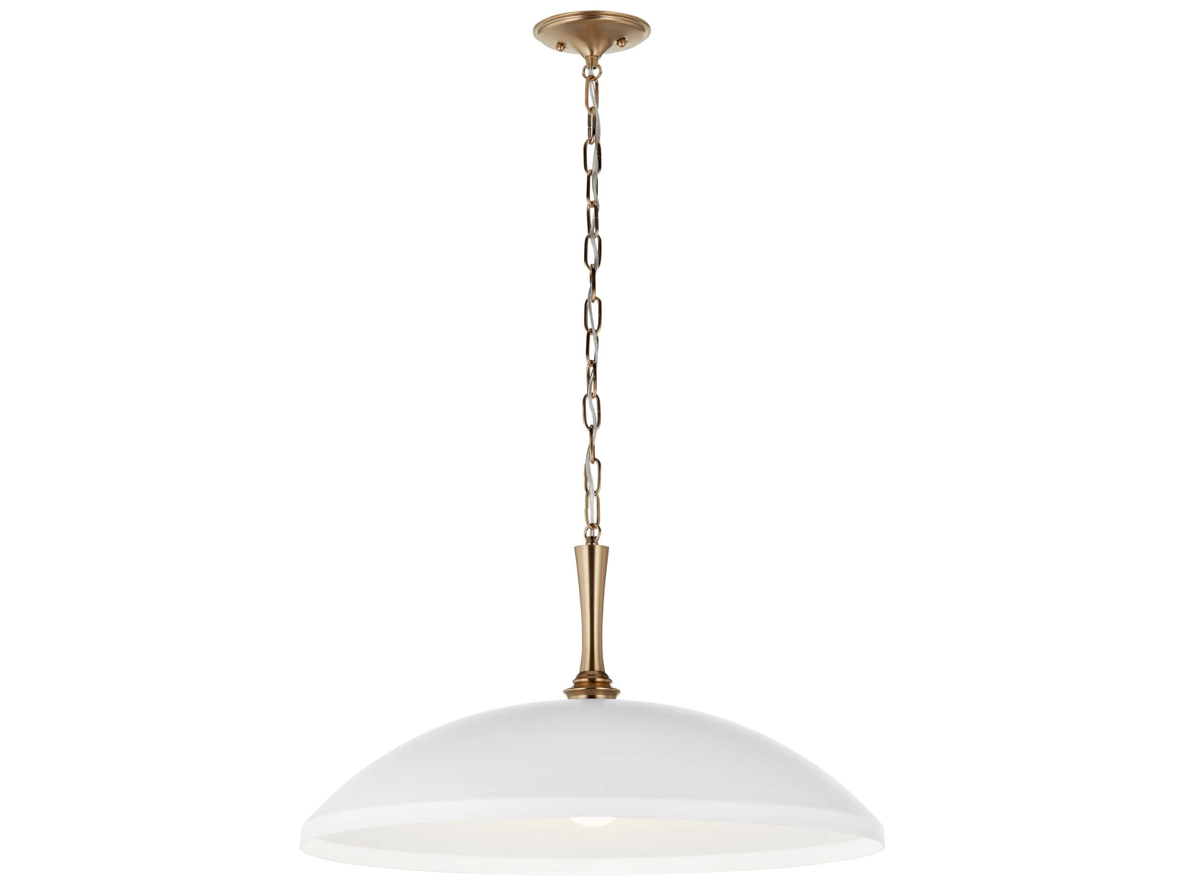 Kichler Delarosa 1-Light White Pendant