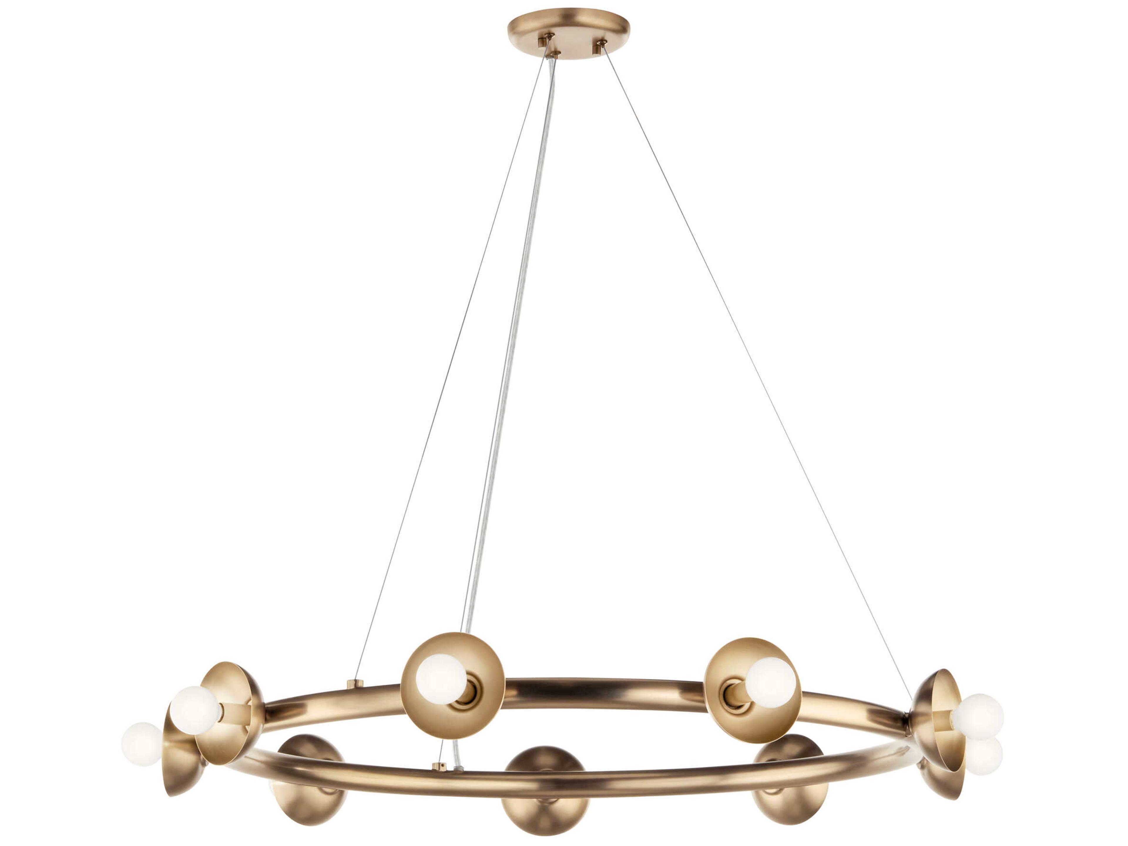 Kichler Palta 9-Light Champagne Bronze Chandelier