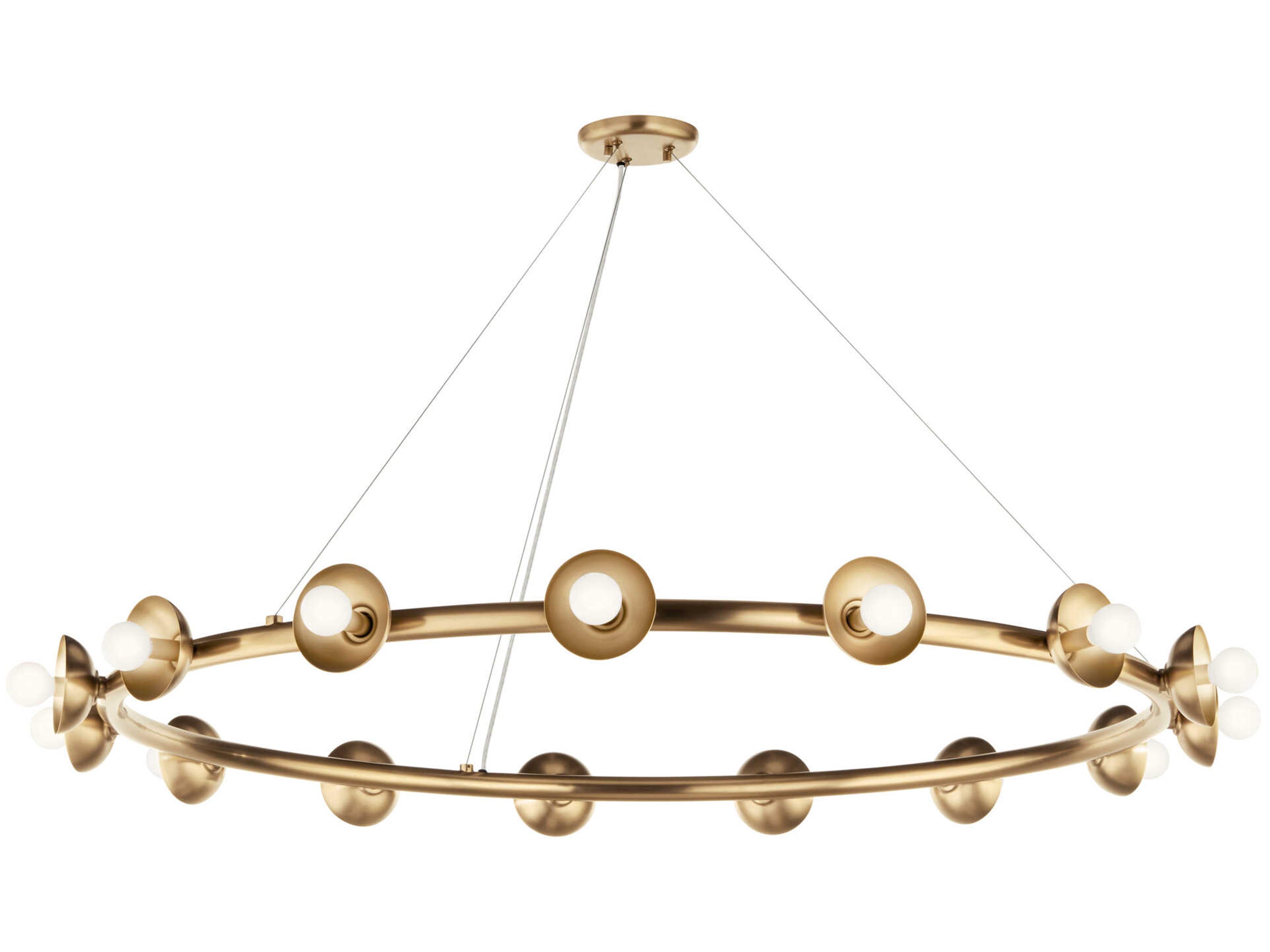 Kichler Palta 15-Light Champagne Bronze Chandelier