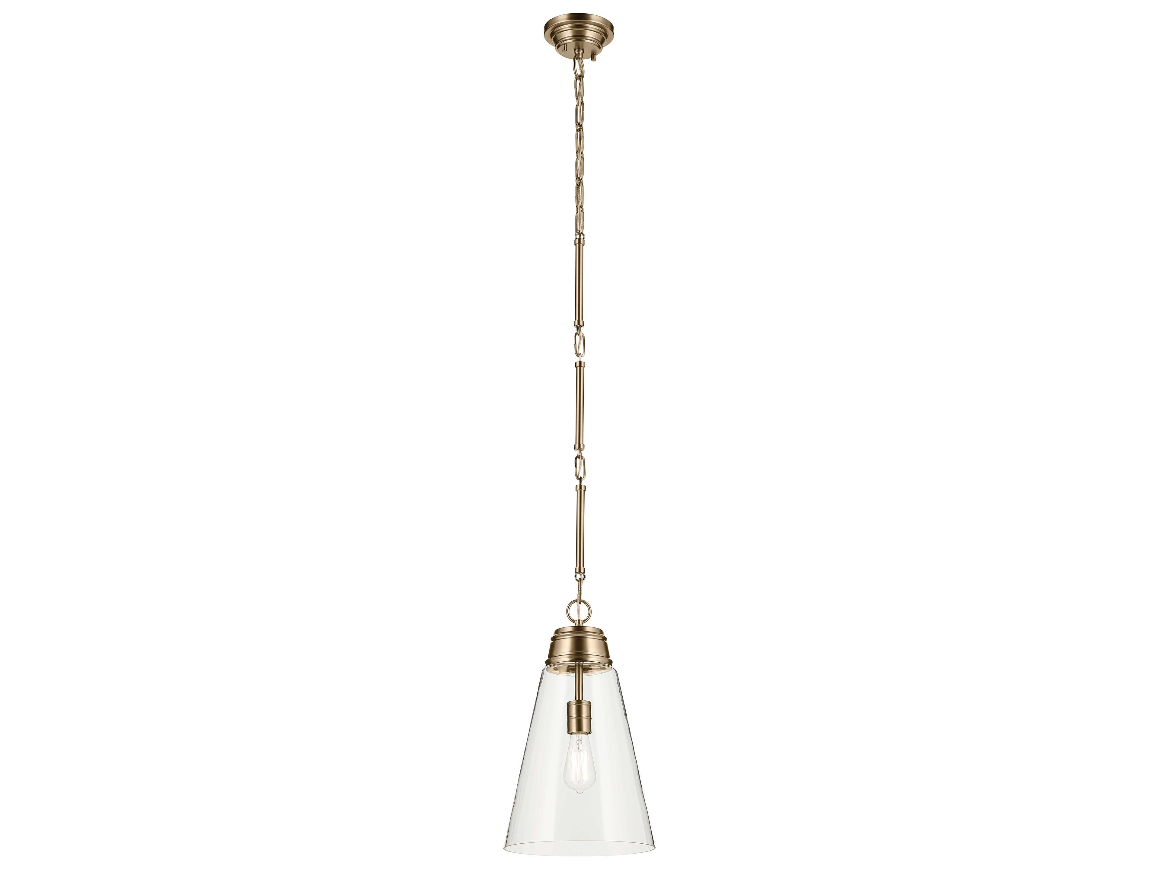 Kichler Marsailli 1-Light Champagne Bronze Mini Pendant