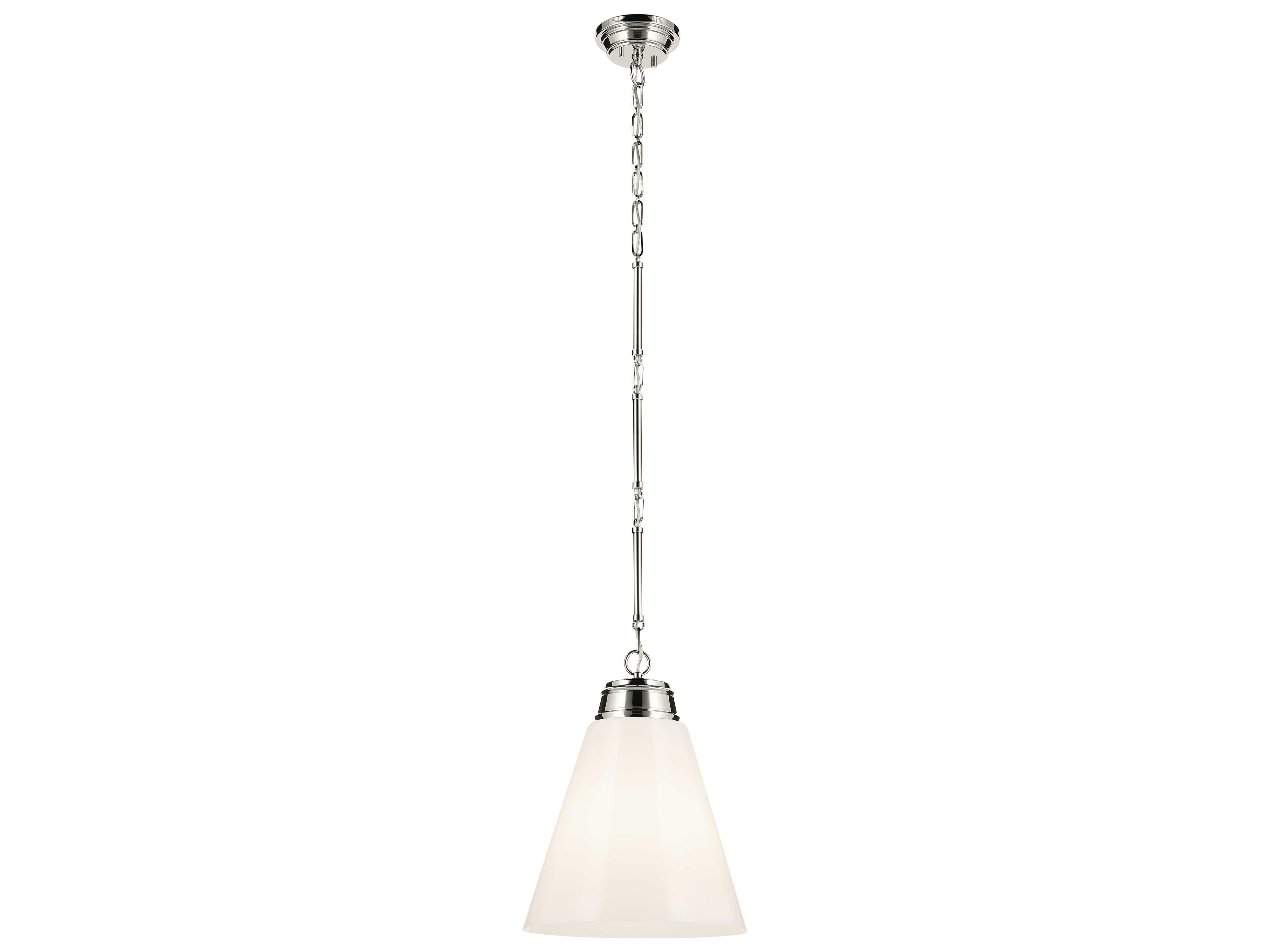 Kichler Marsailli 1-Light Polished Nickel Pendant