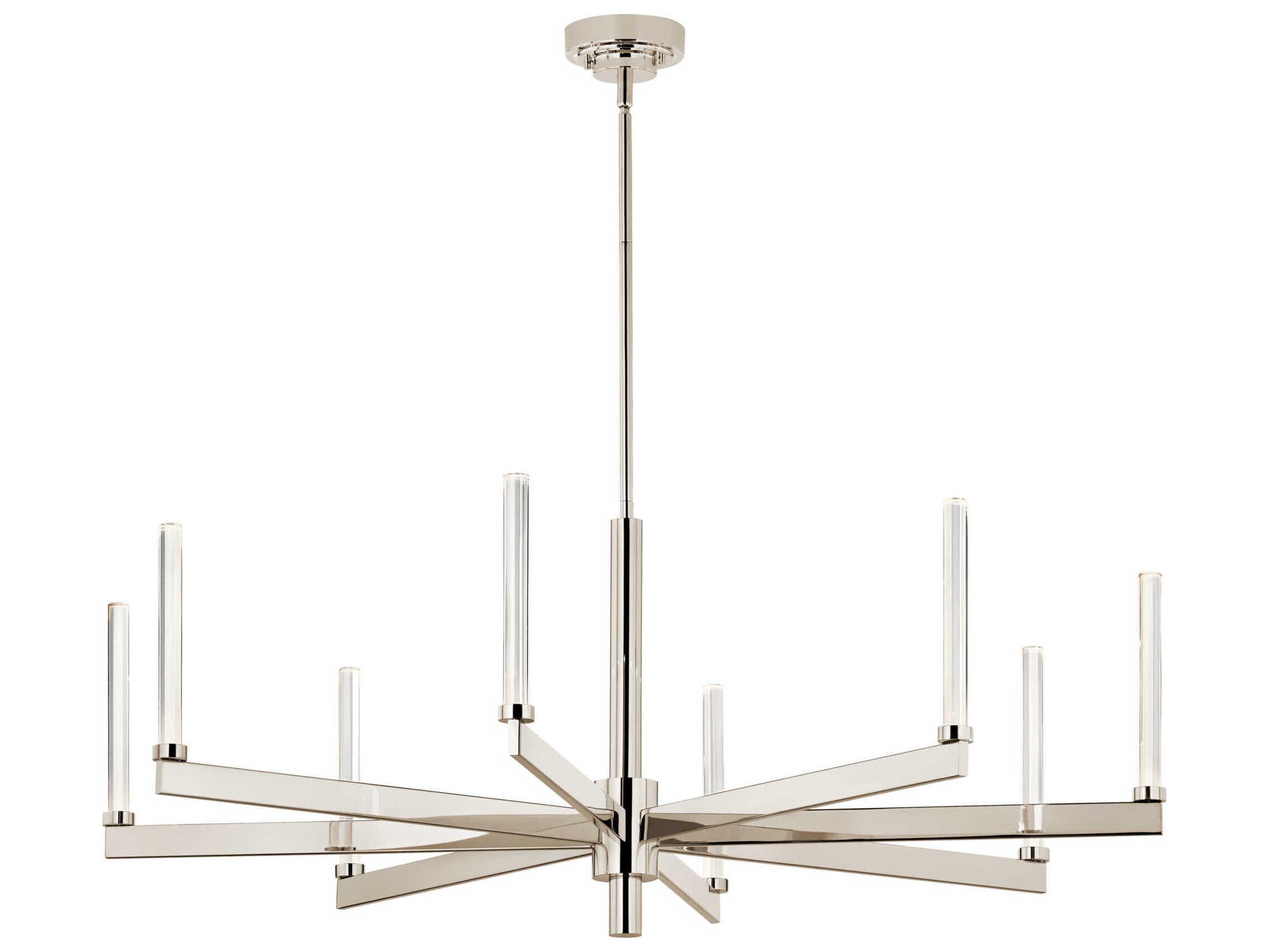 Kichler Sycara 8-Light Polished Nickel Chandelier