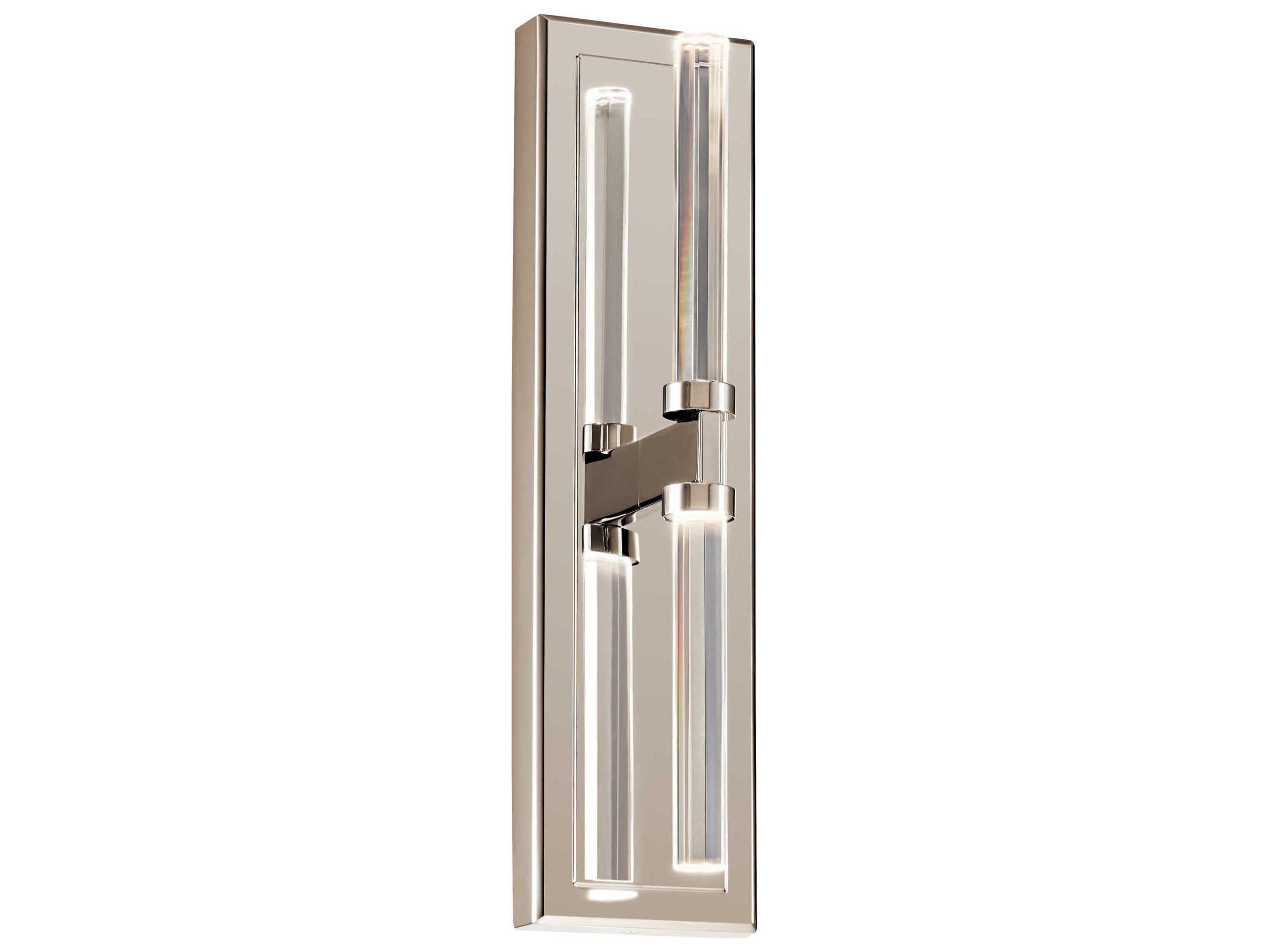 Kichler Sycara 2-Light Polished Nickel Wall Sconce