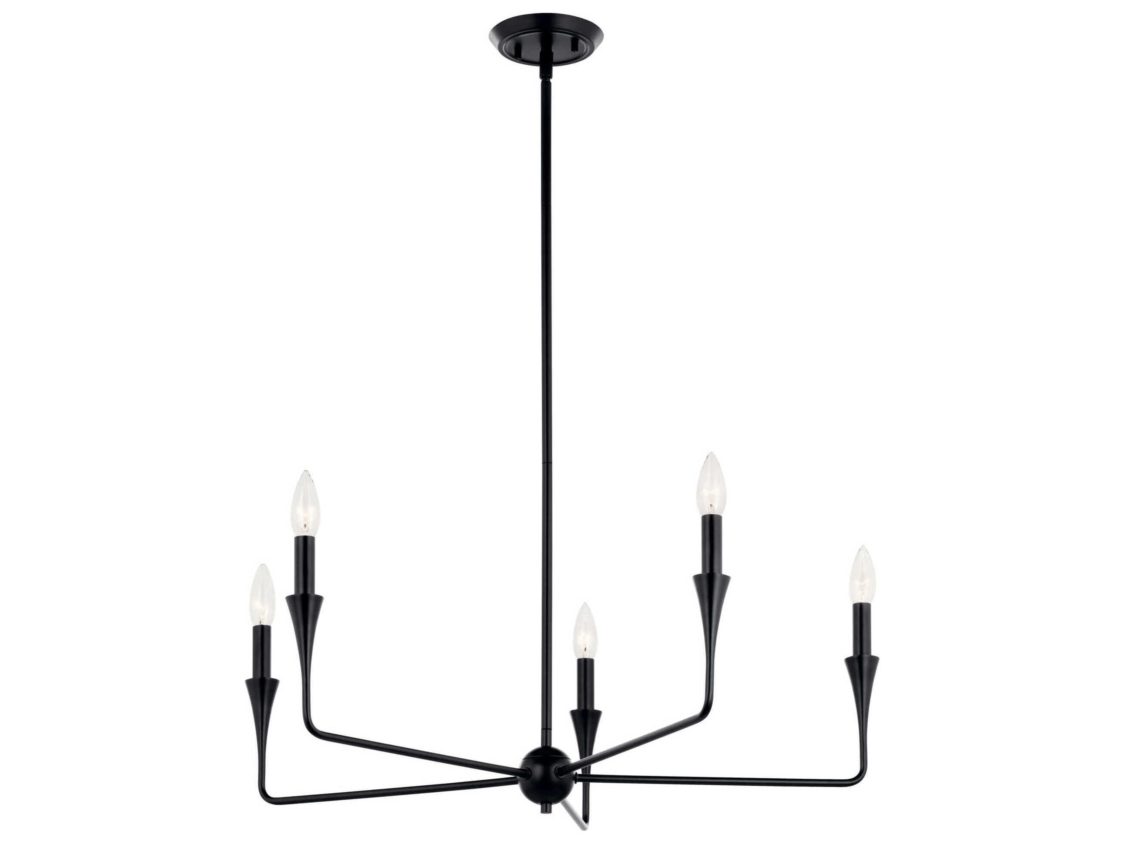 Kichler Alvaro 5-Light Black Chandelier