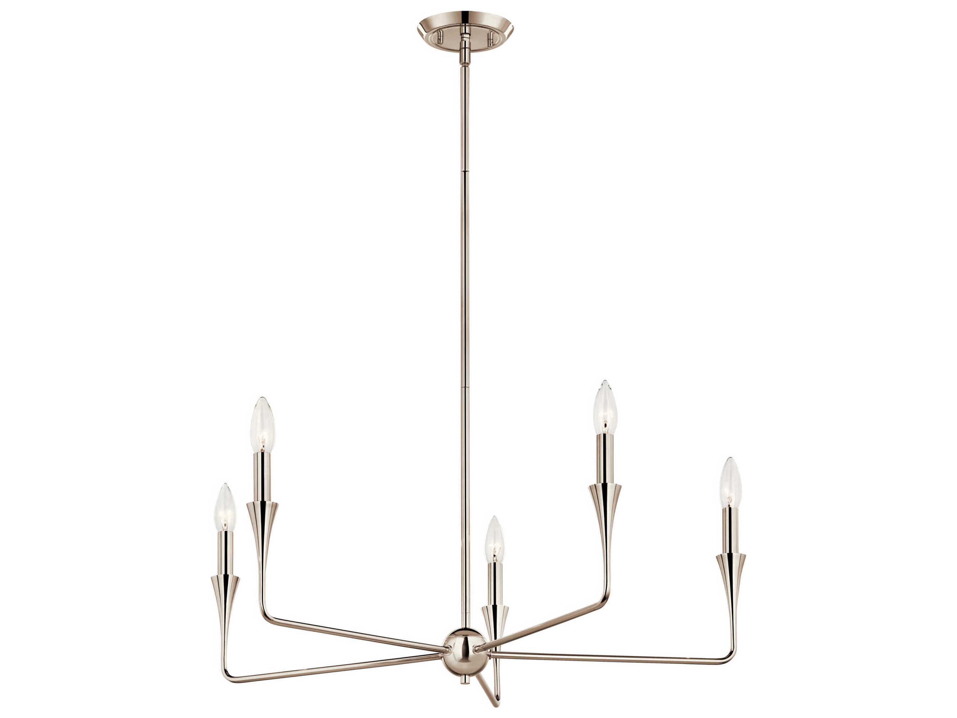 Kichler Alvaro 5-Light Polished Nickel Chandelier