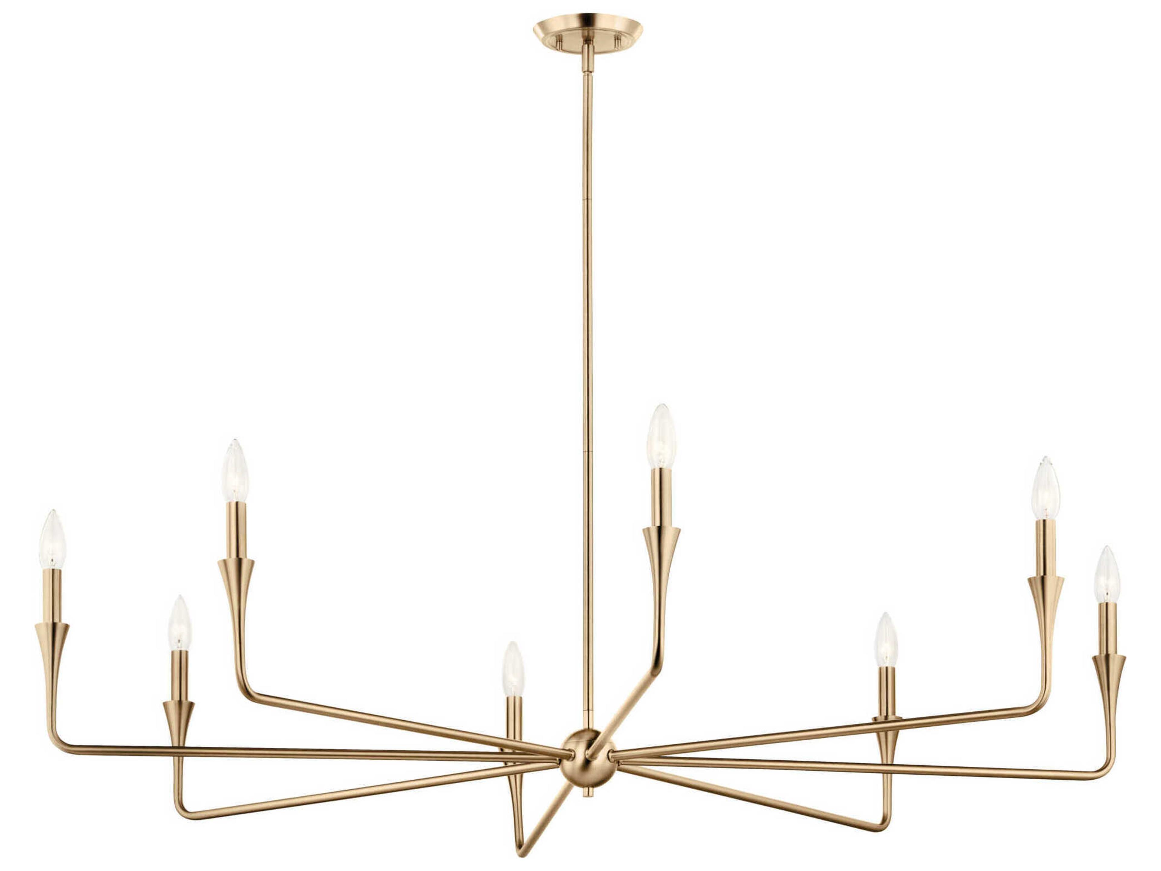 Kichler Alvaro 8-Light Champagne Bronze Chandelier