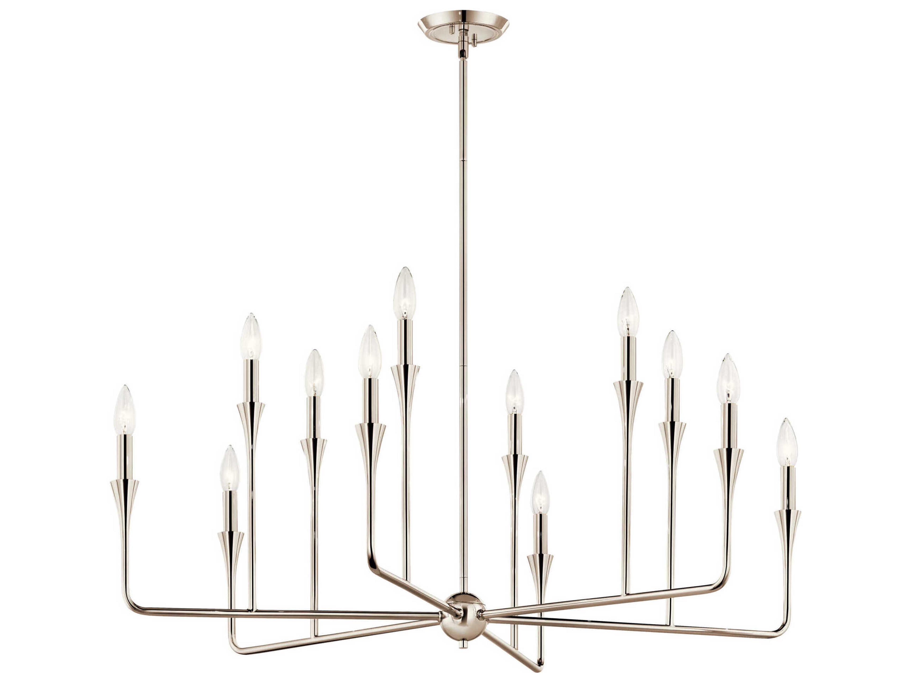 Kichler Alvaro 12-Light Polished Nickel Chandelier