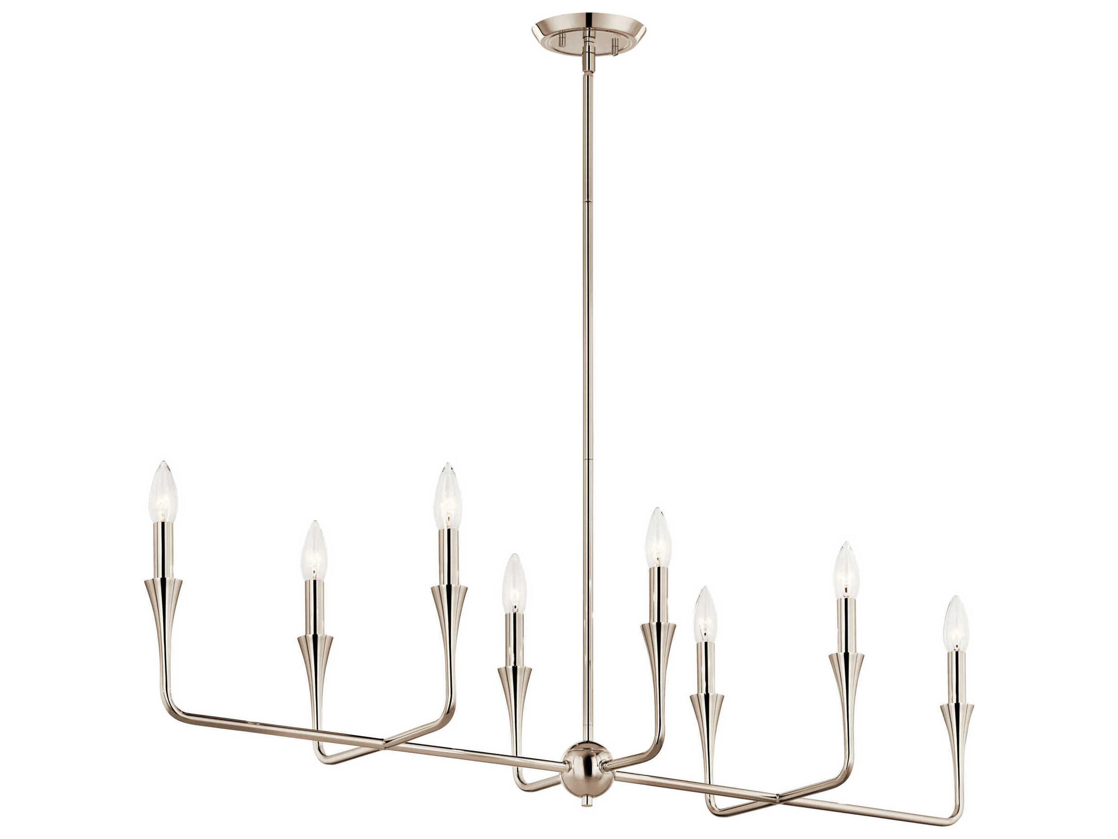 Kichler Alvaro 8-Light Polished Nickel Island Pendant