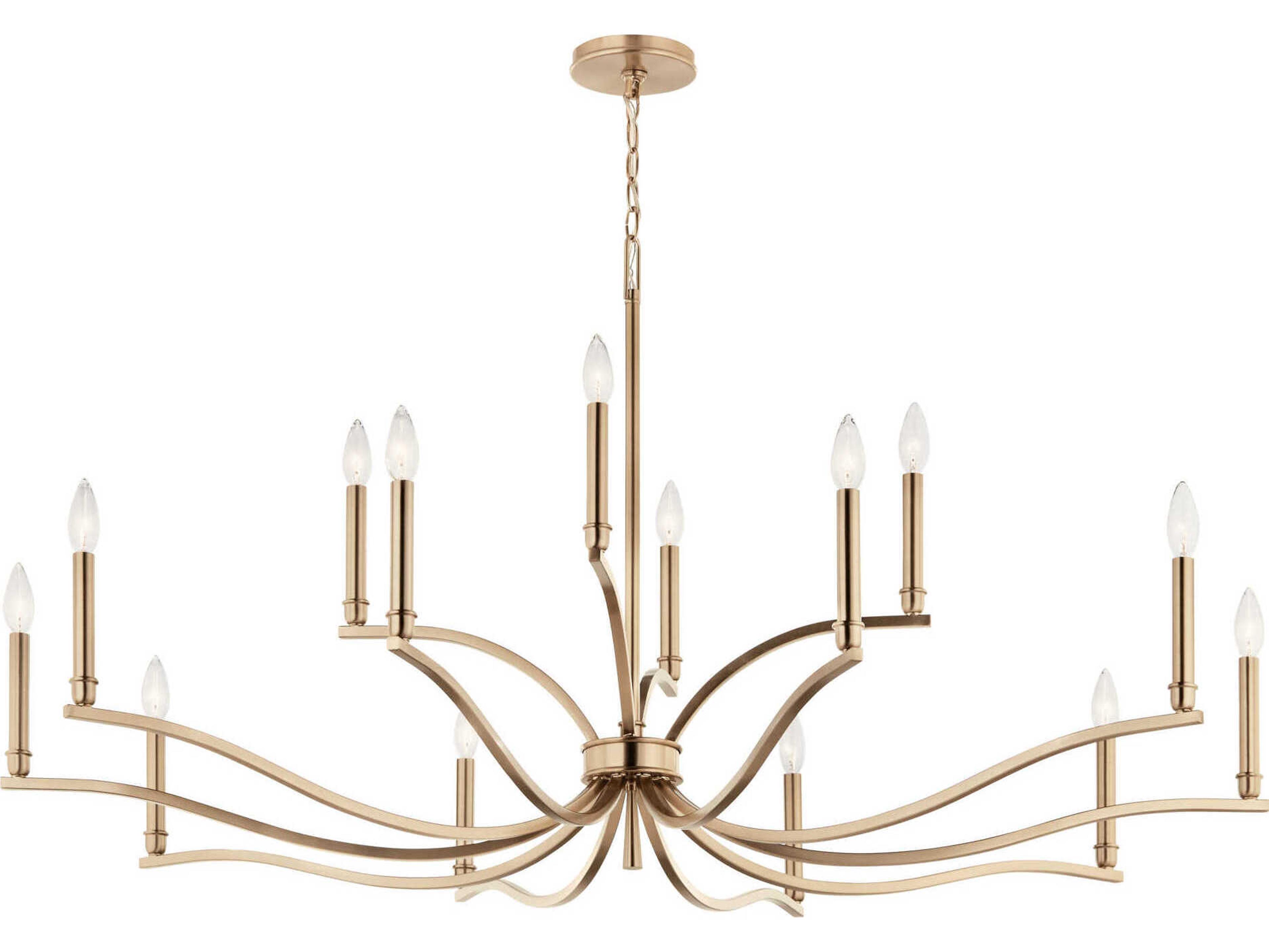 Kichler Malene 14-Light Champagne Bronze Chandelier
