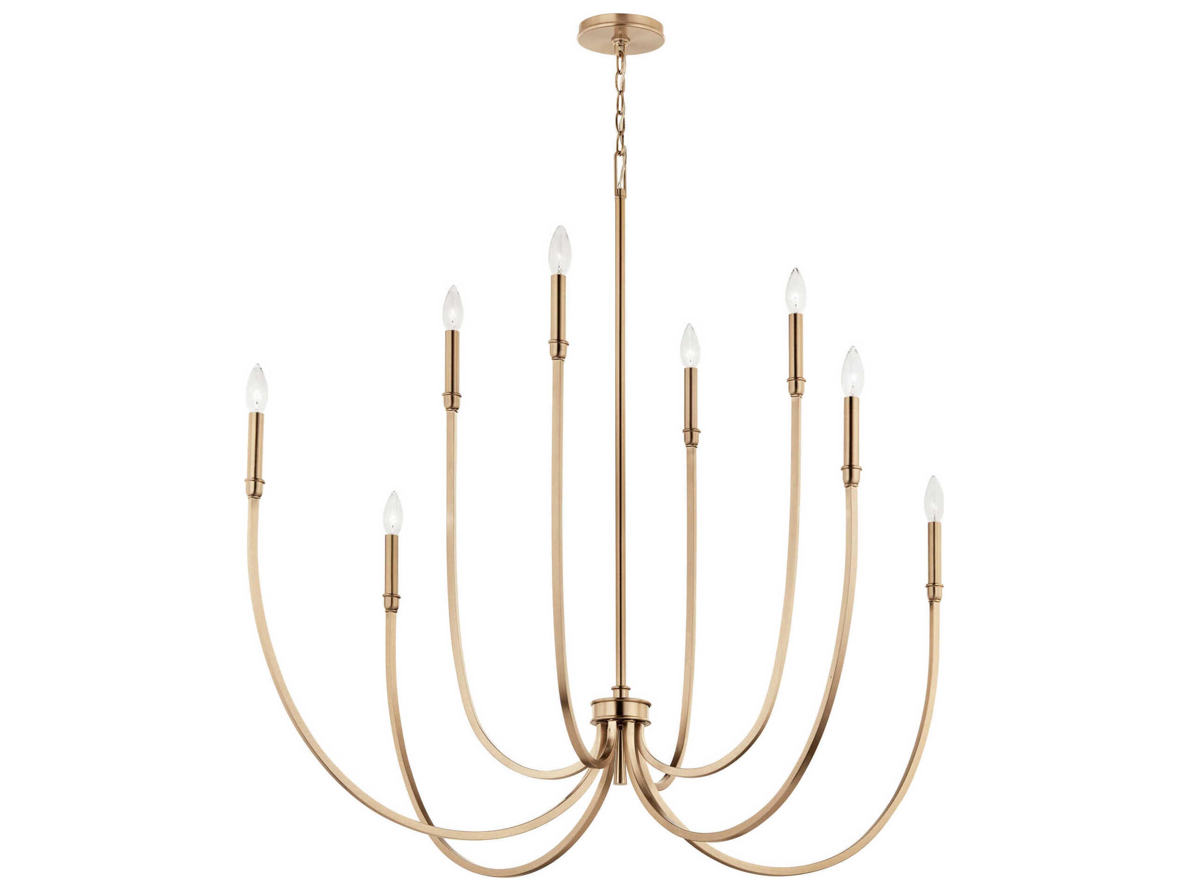 Kichler Malene 8-Light Champagne Bronze Chandelier