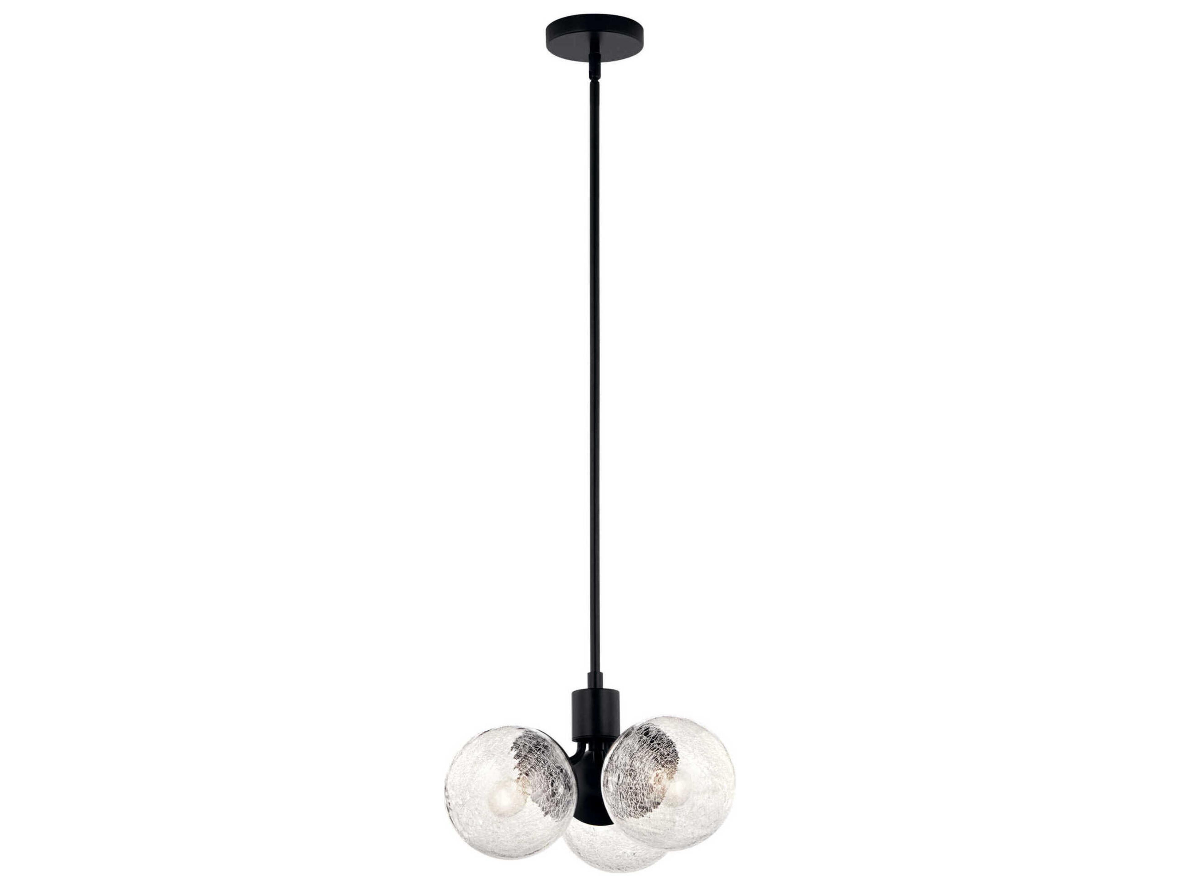 Kichler Silvarious 3-Light Black Pendant