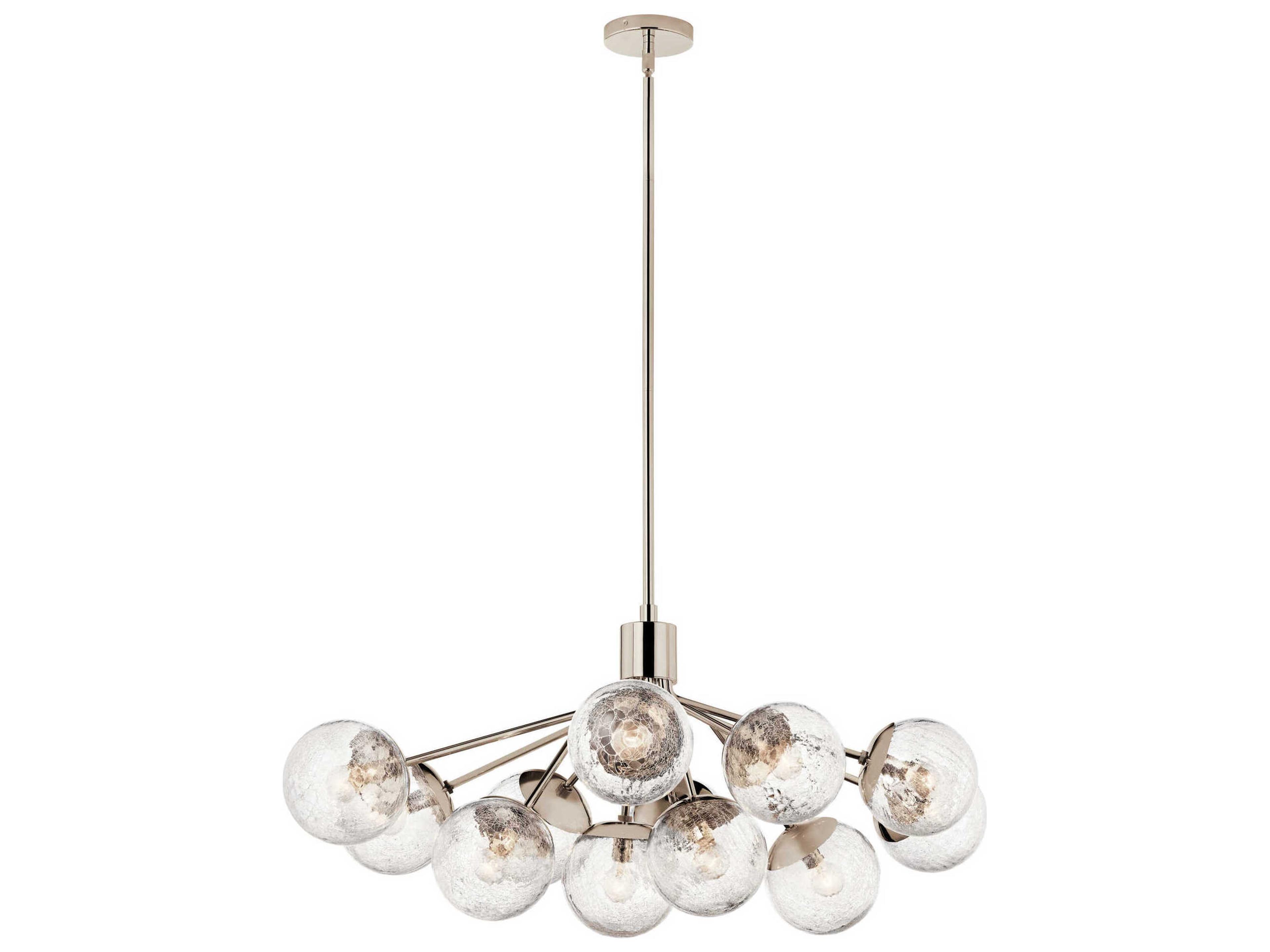 Kichler Silvarious 12-Light Polished Nickel Chandelier