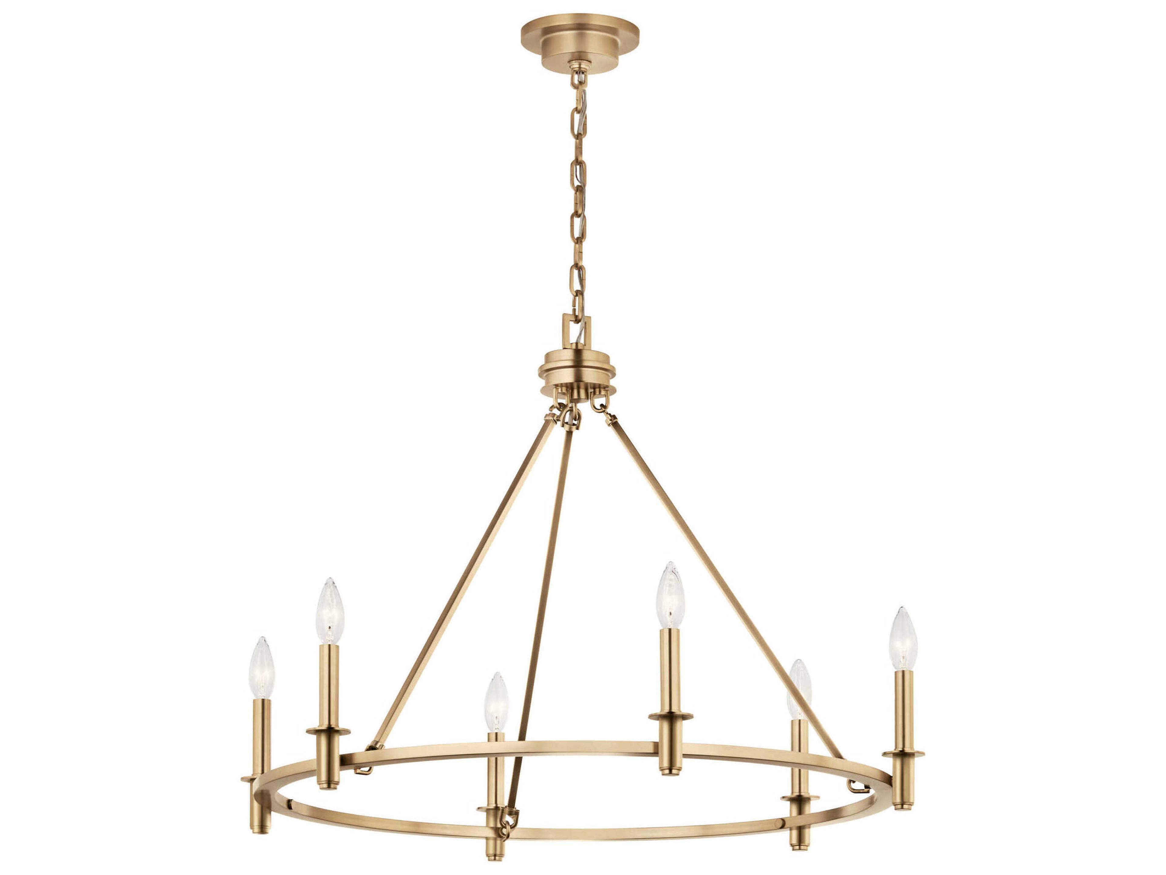 Kichler Carrick 6-Light Champagne Bronze Chandelier