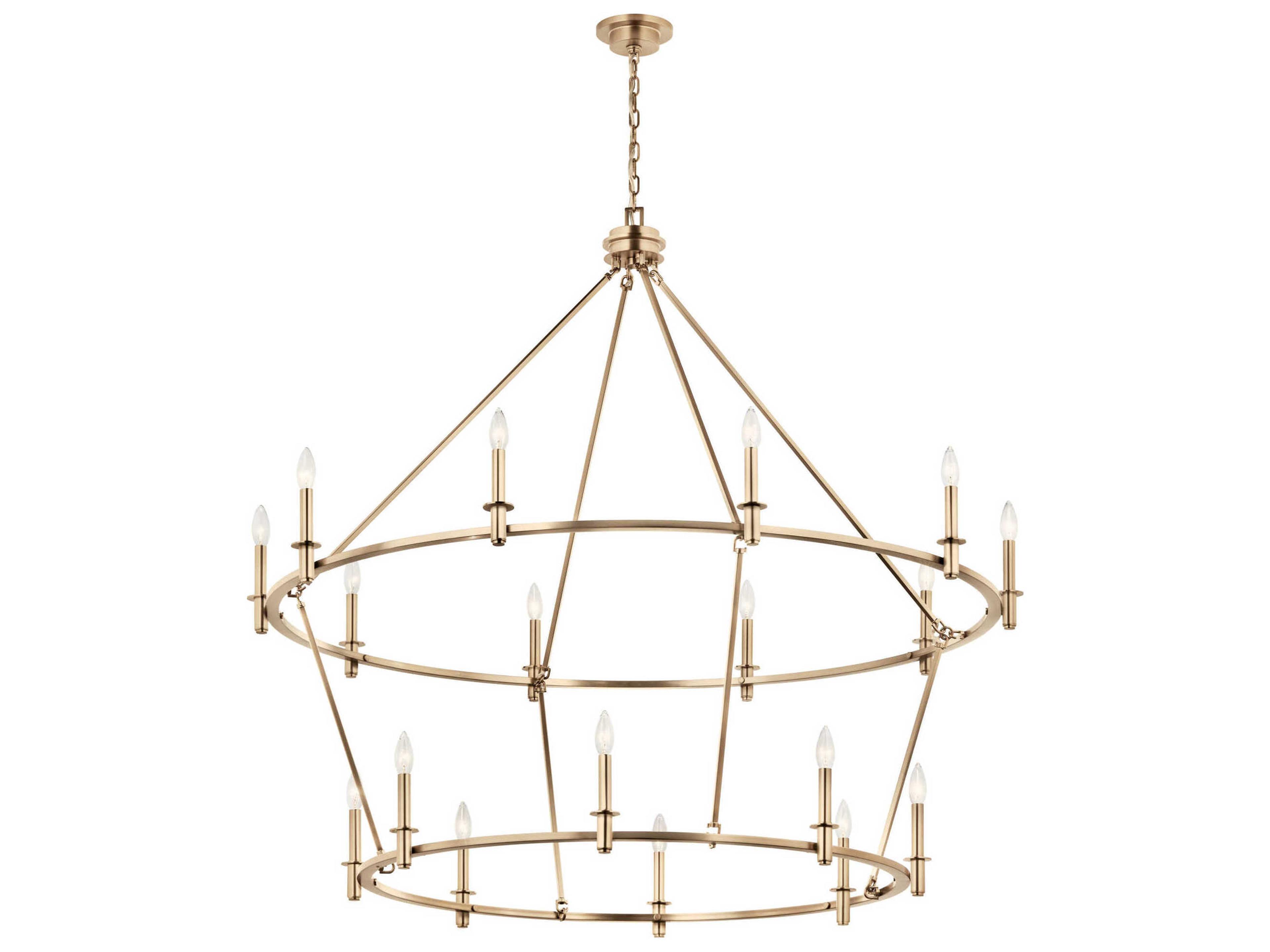 Kichler Carrick 18-Light Champagne Bronze Chandelier