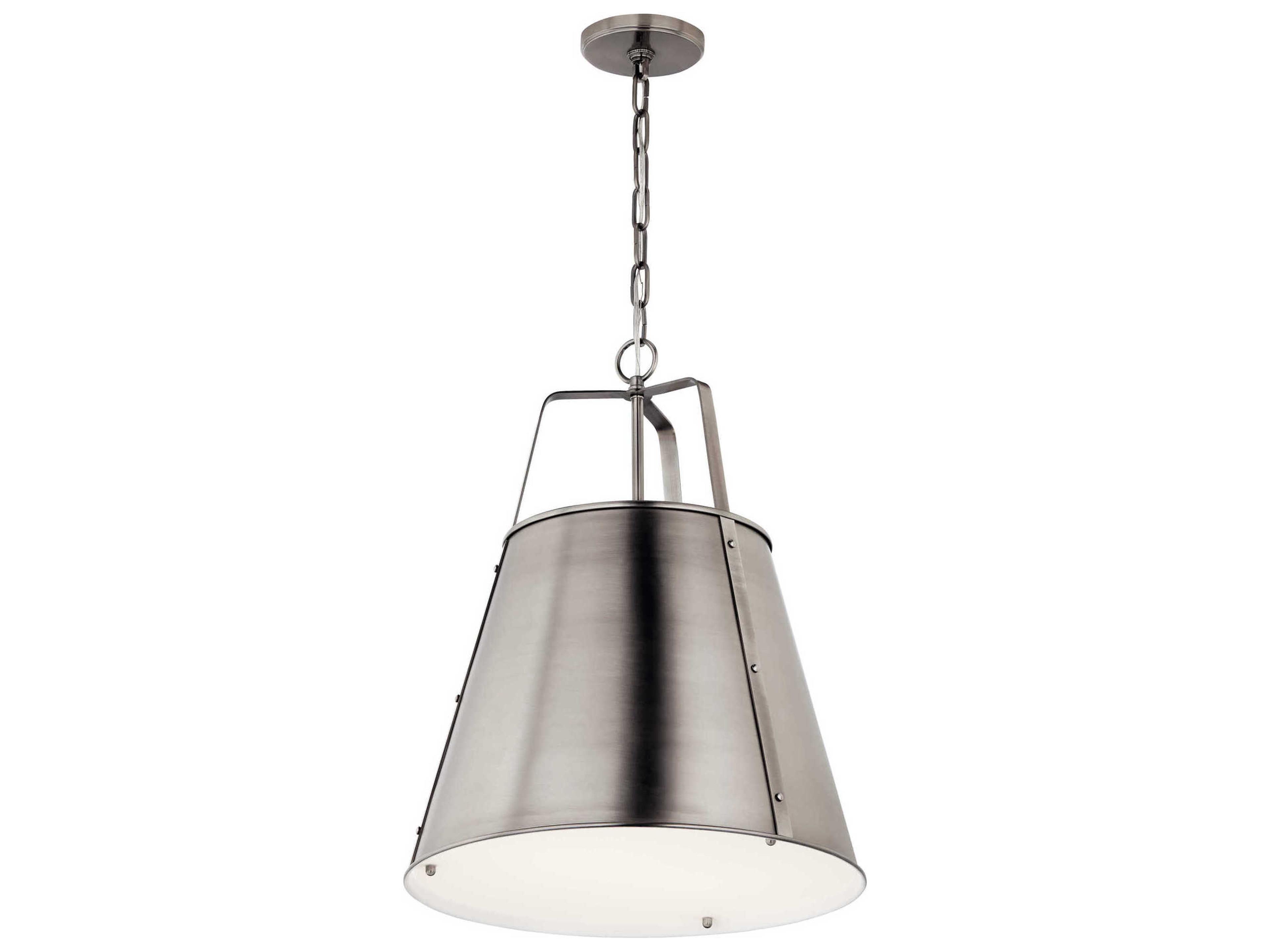 Kichler Etcher 2-Light Classic Pewter Pendant