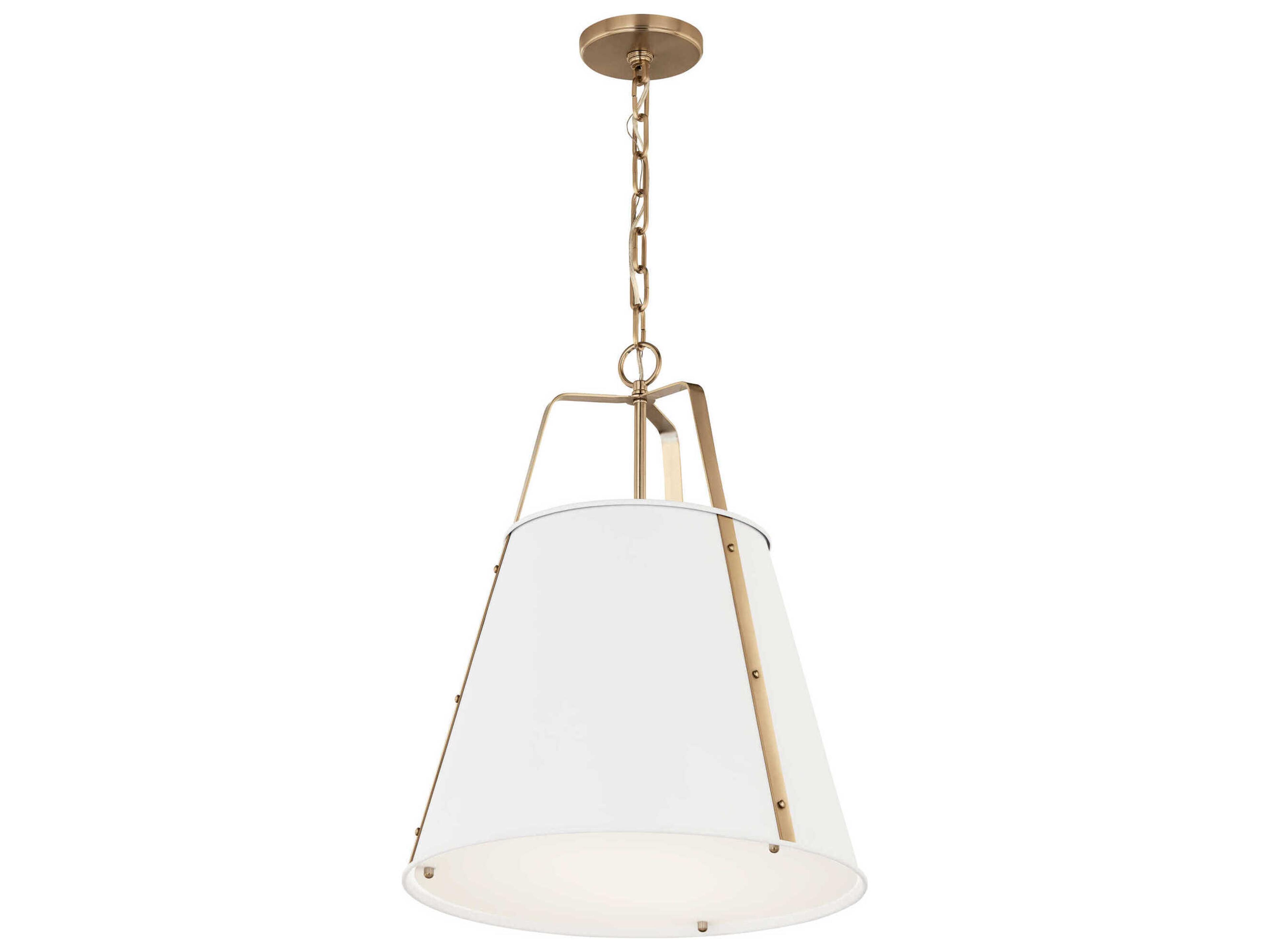 Kichler Etcher 2-Light White Pendant