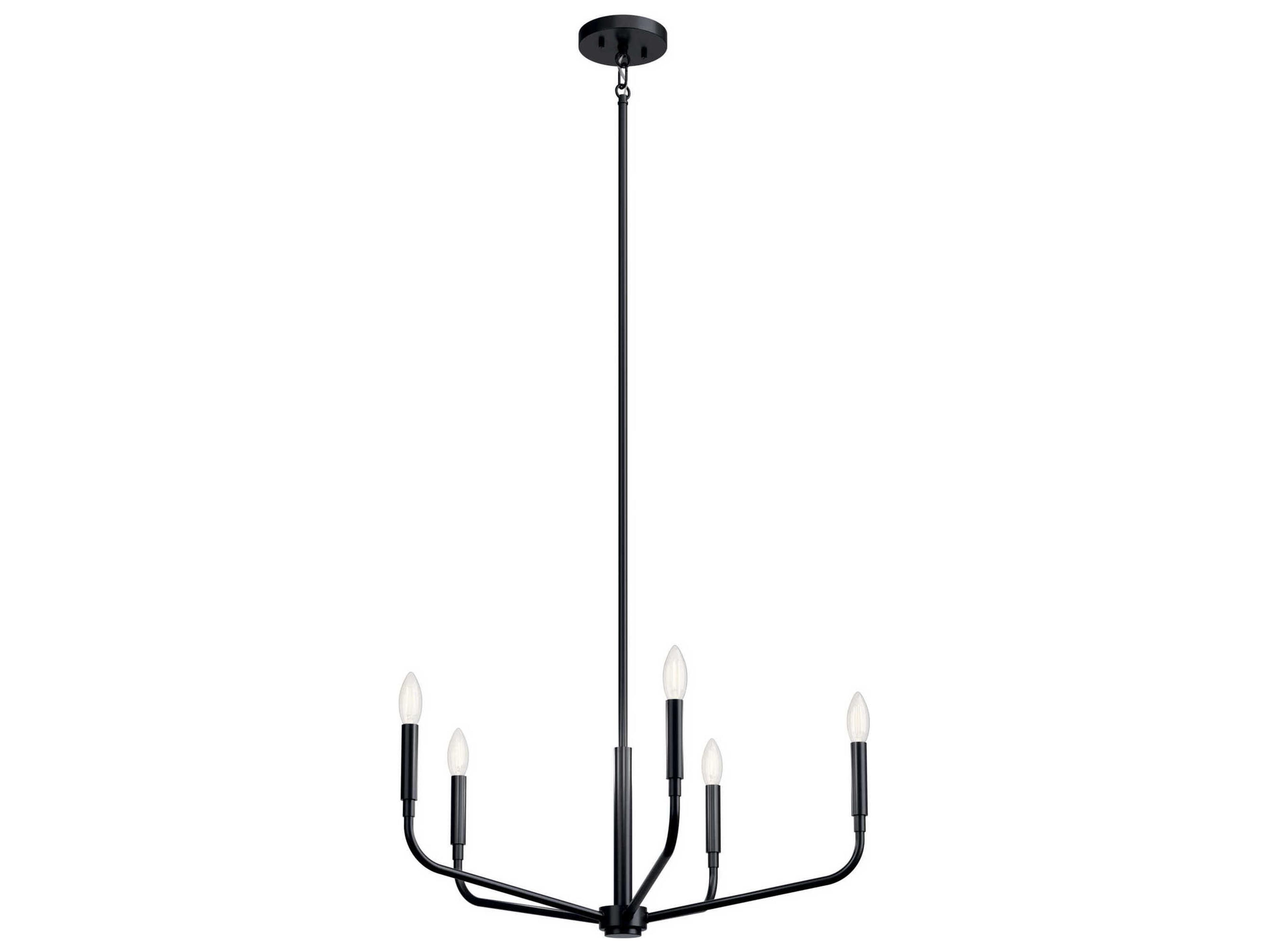 Kichler Madden 5-Light Black Chandelier