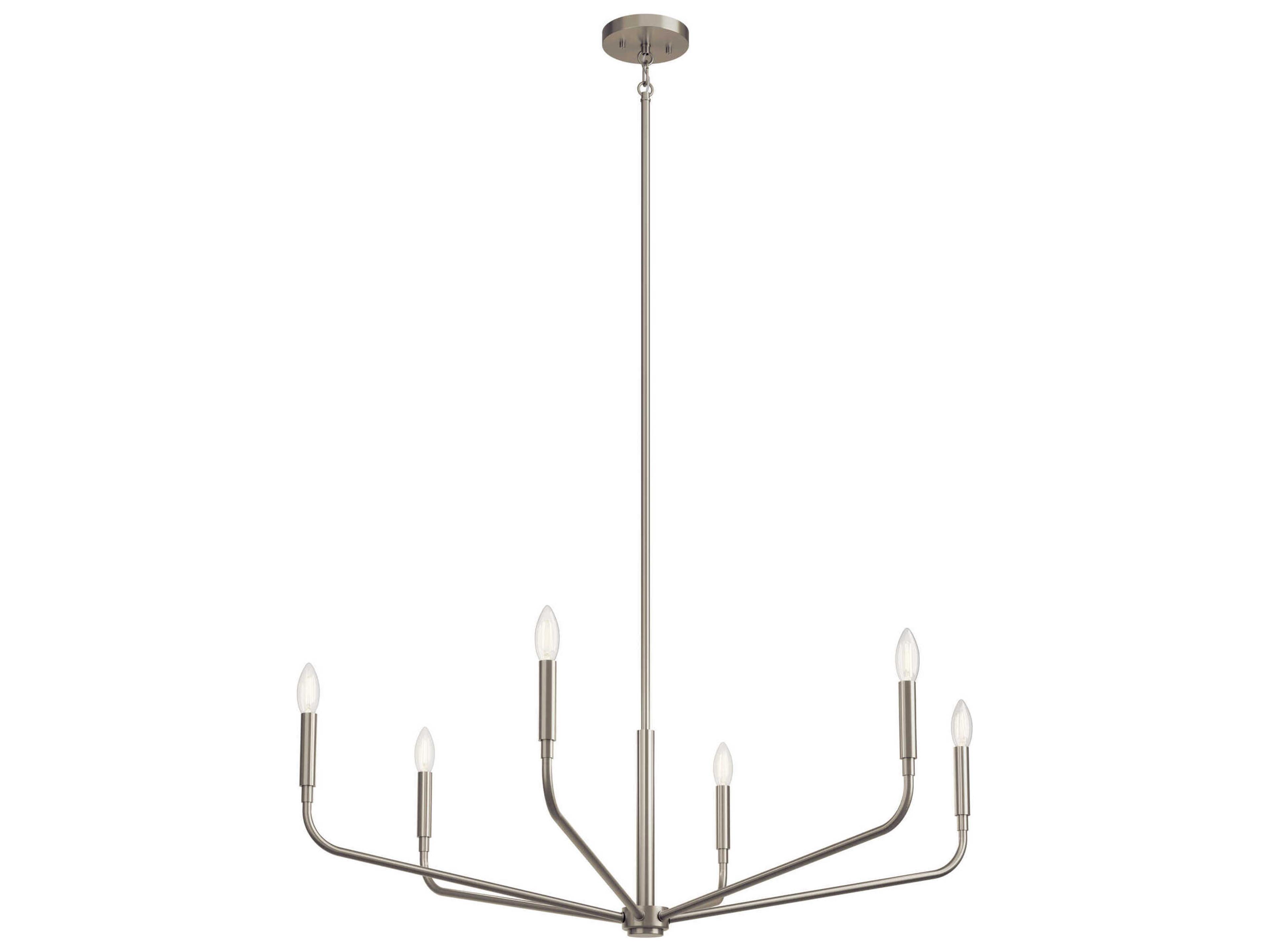 Kichler Madden 6-Light Brushed Nickel Chandelier