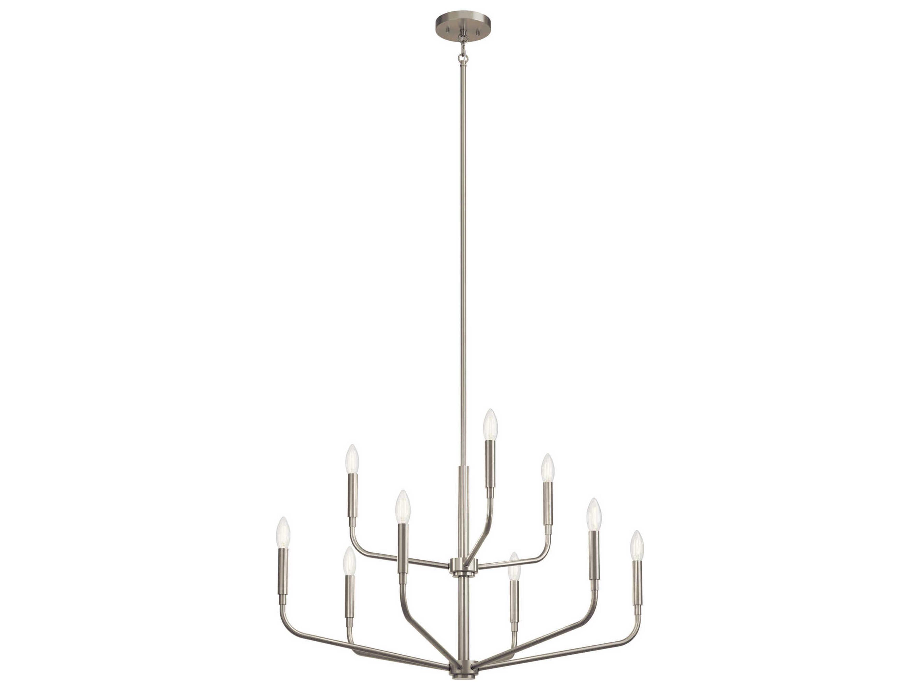 Kichler Madden 9-Light Brushed Nickel Chandelier