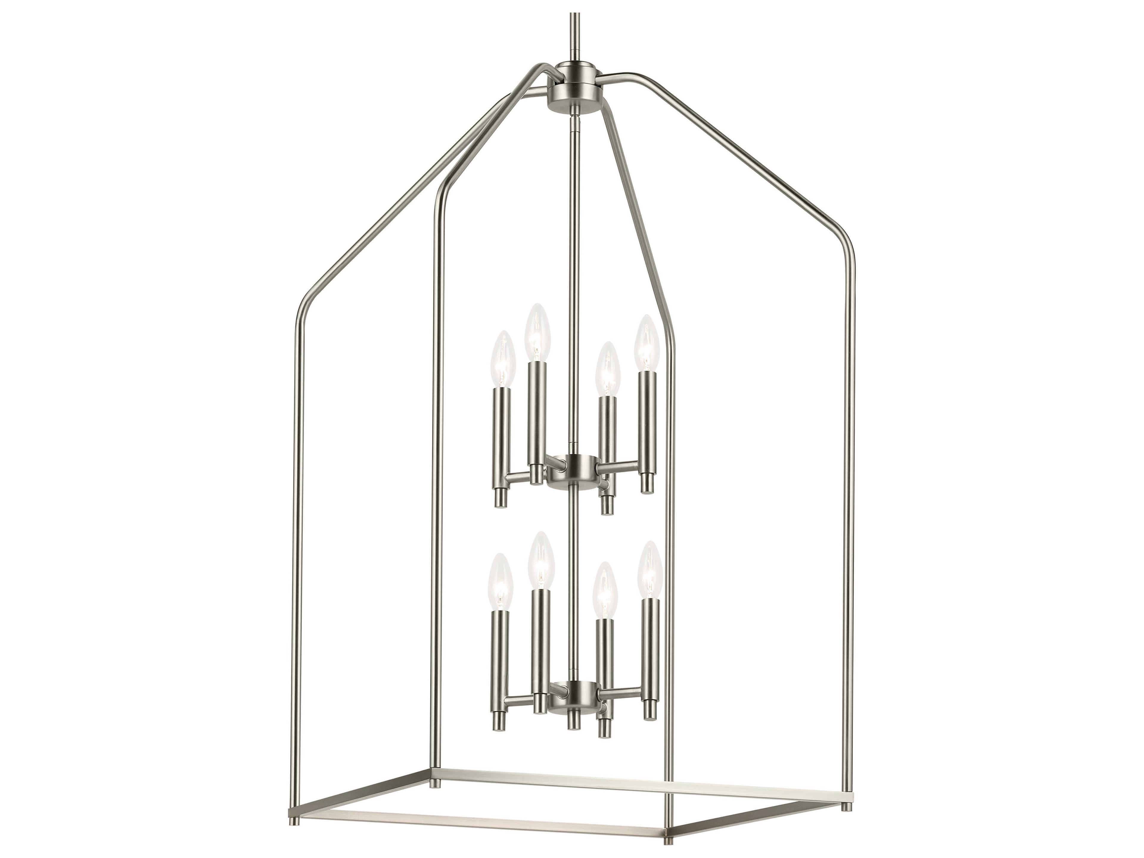 Kichler Madden 8-Light Brushed Nickel Tiered Pendant