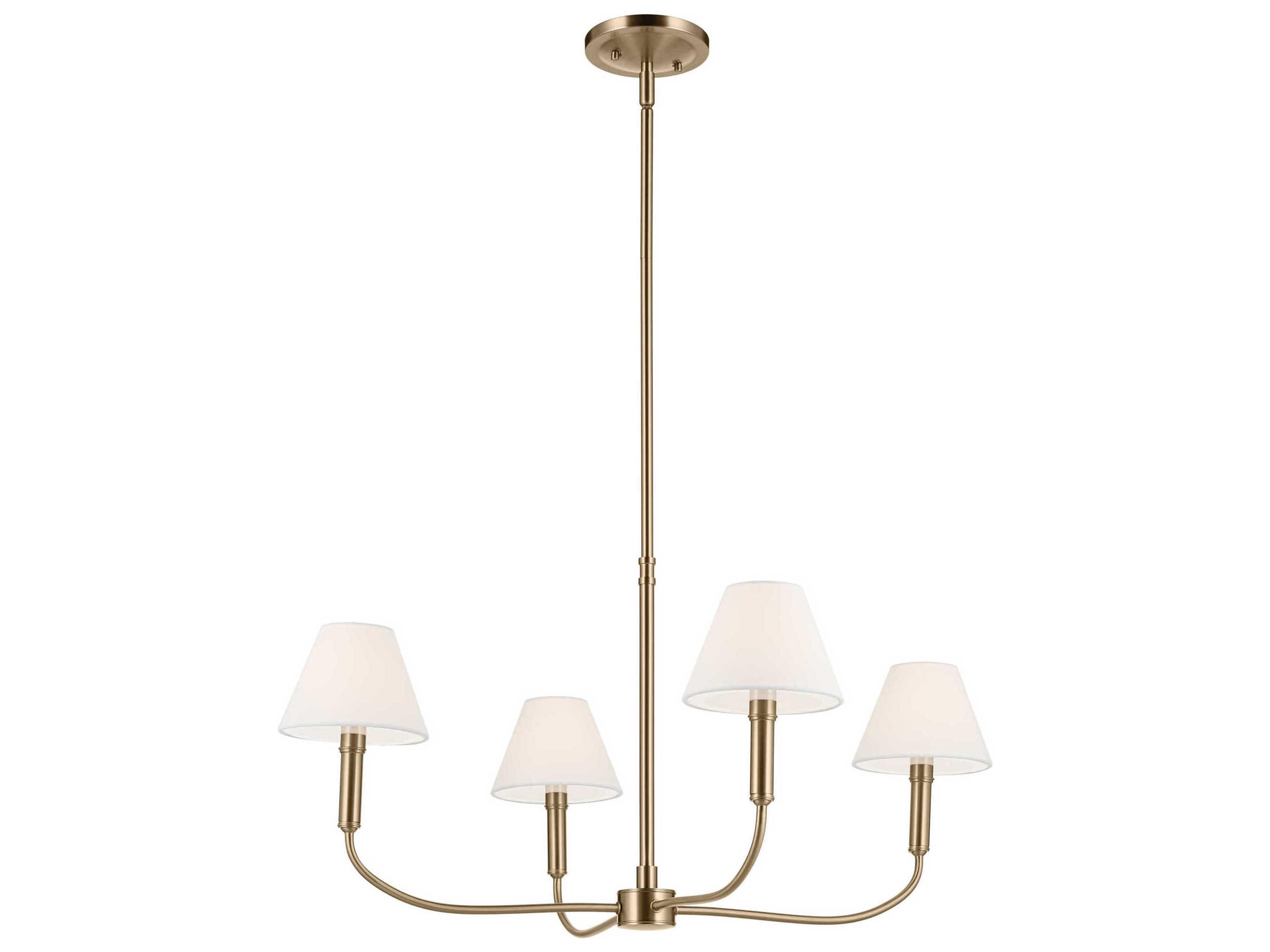 Kichler Eadie 4-Light Champagne Bronze Candelabra Chandelier