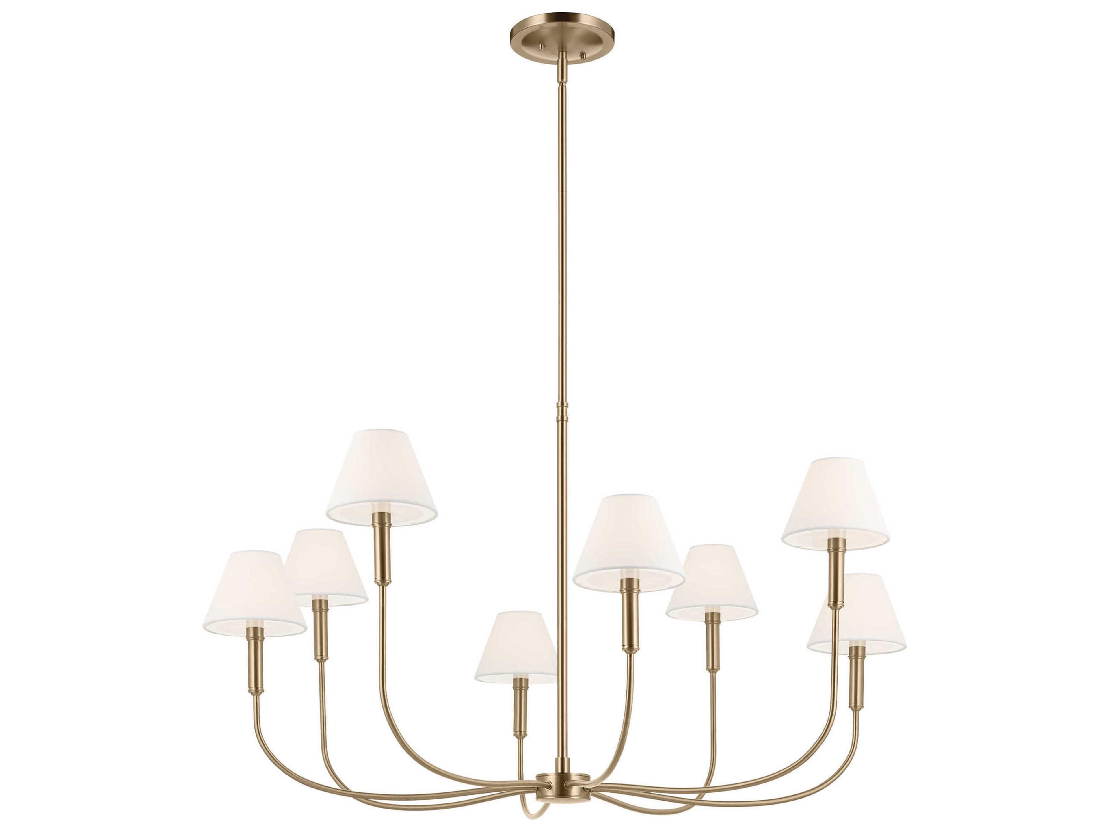 Kichler Eadie 8-Light Champagne Bronze Candelabra Chandelier