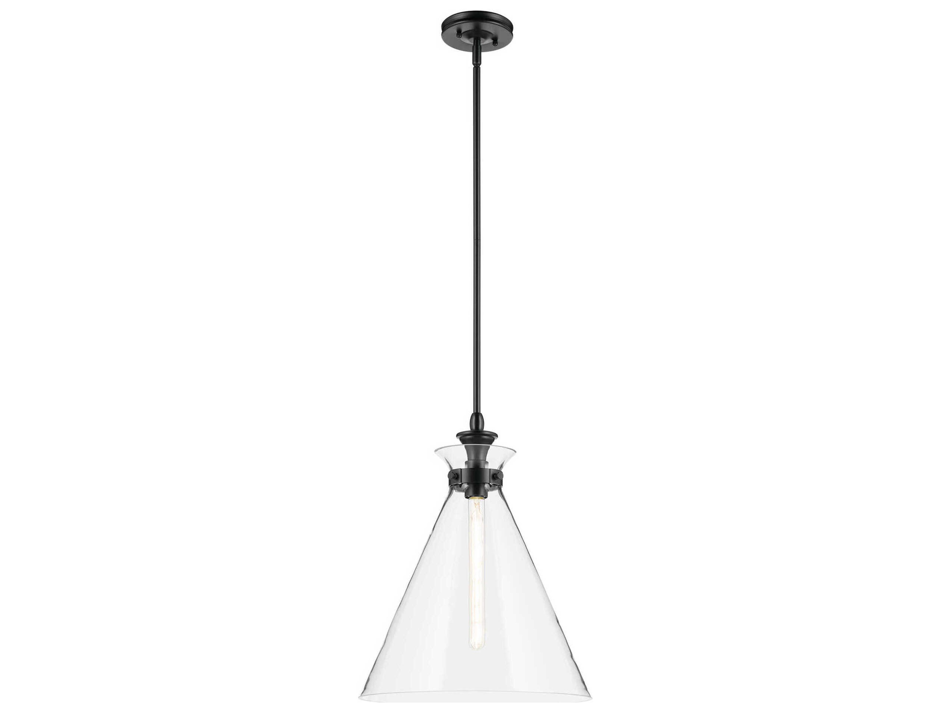 Kichler Laria 1-Light Black Pendant