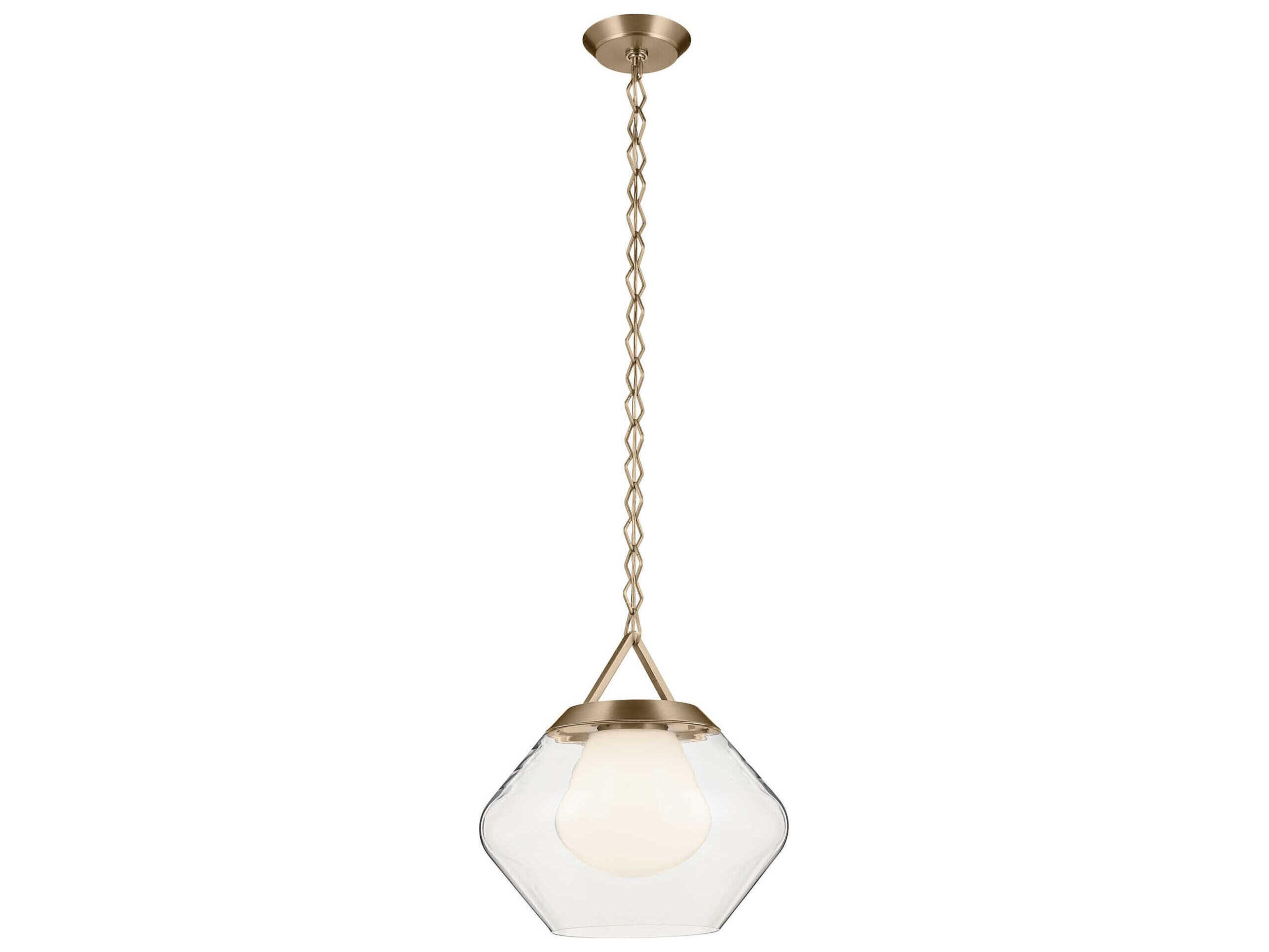 Kichler Nella 1-Light Champagne Bronze Pendant