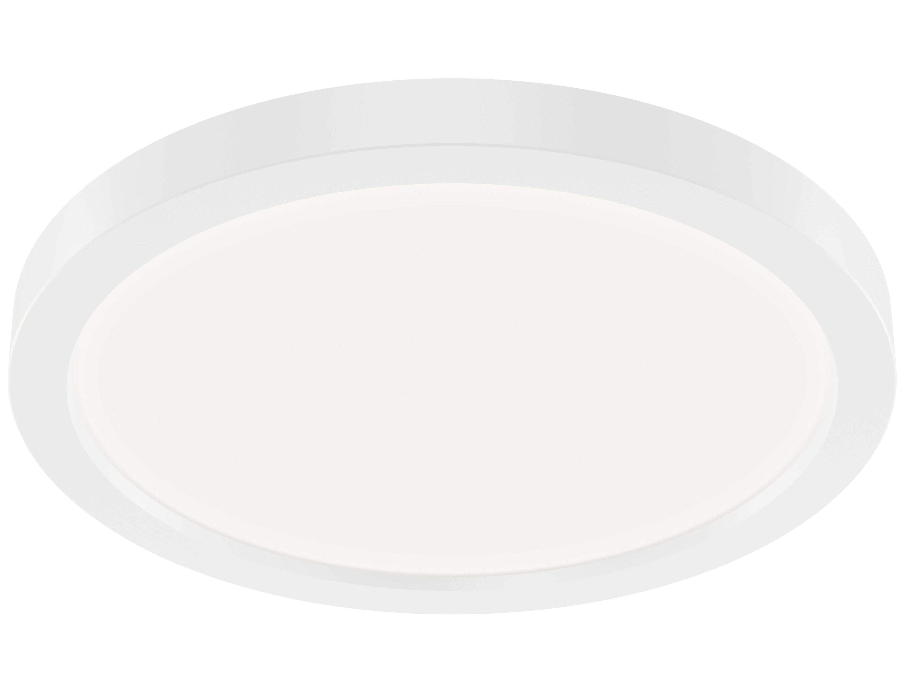 Kichler Ara White Round Flush Mount