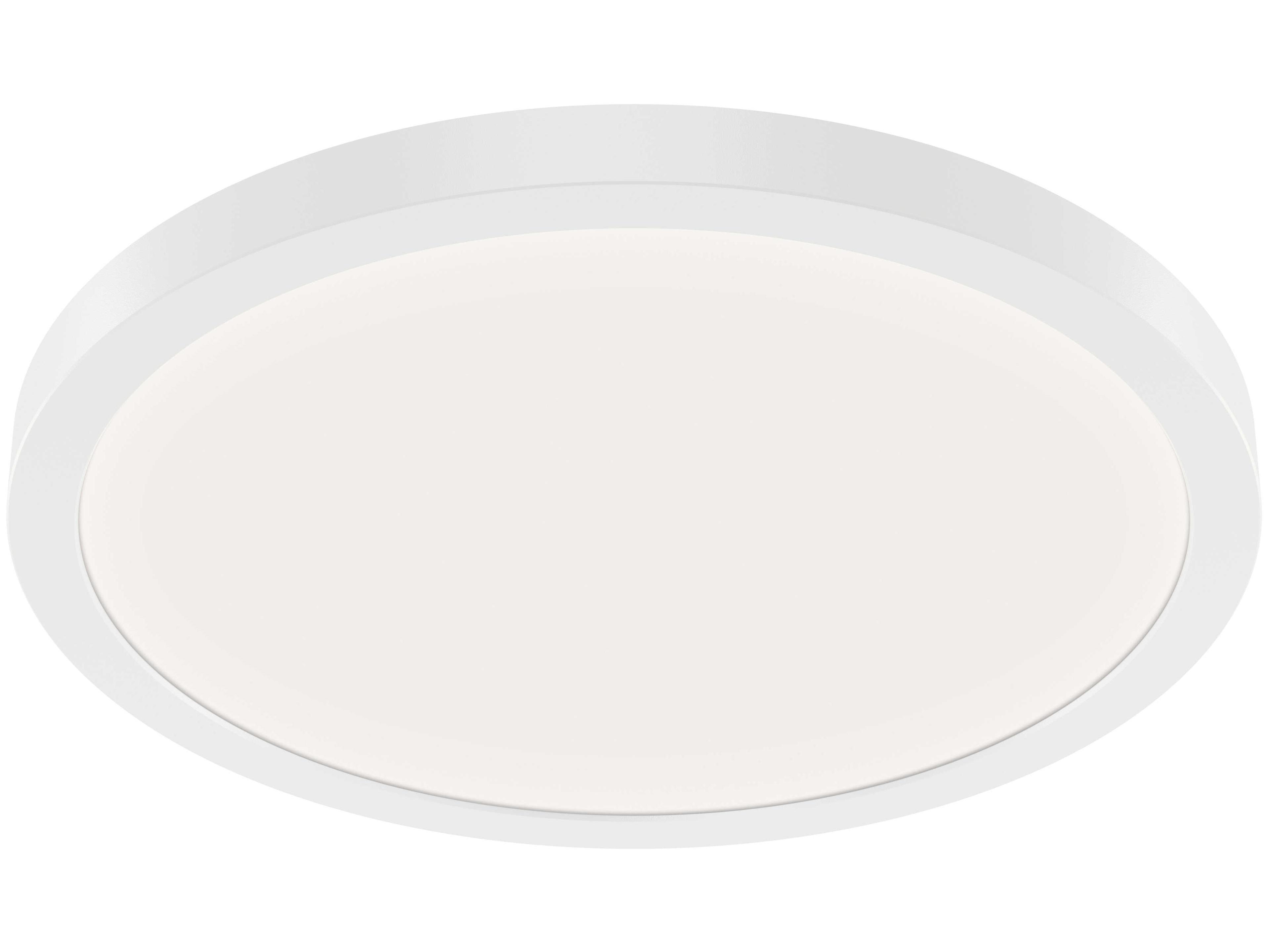 Kichler Ara White Round Flush Mount