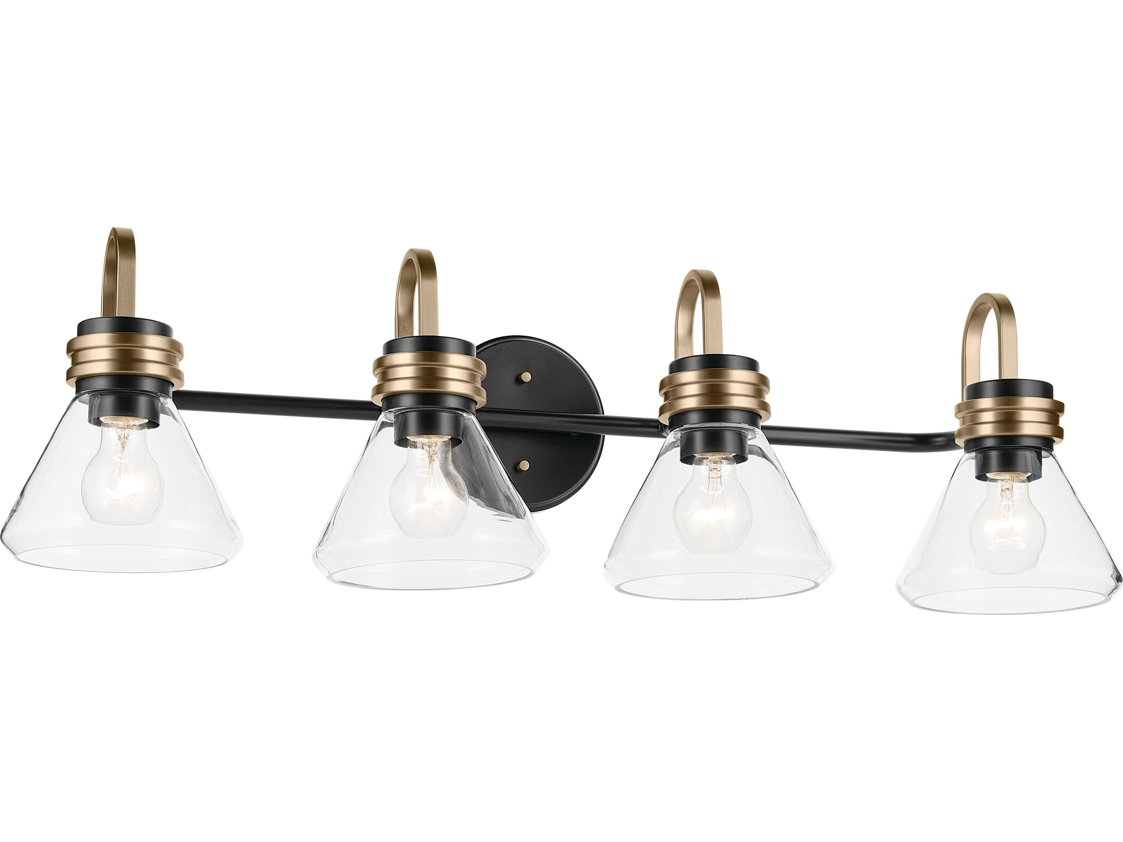 Kichler Farum 4-Light Black Vanity Light