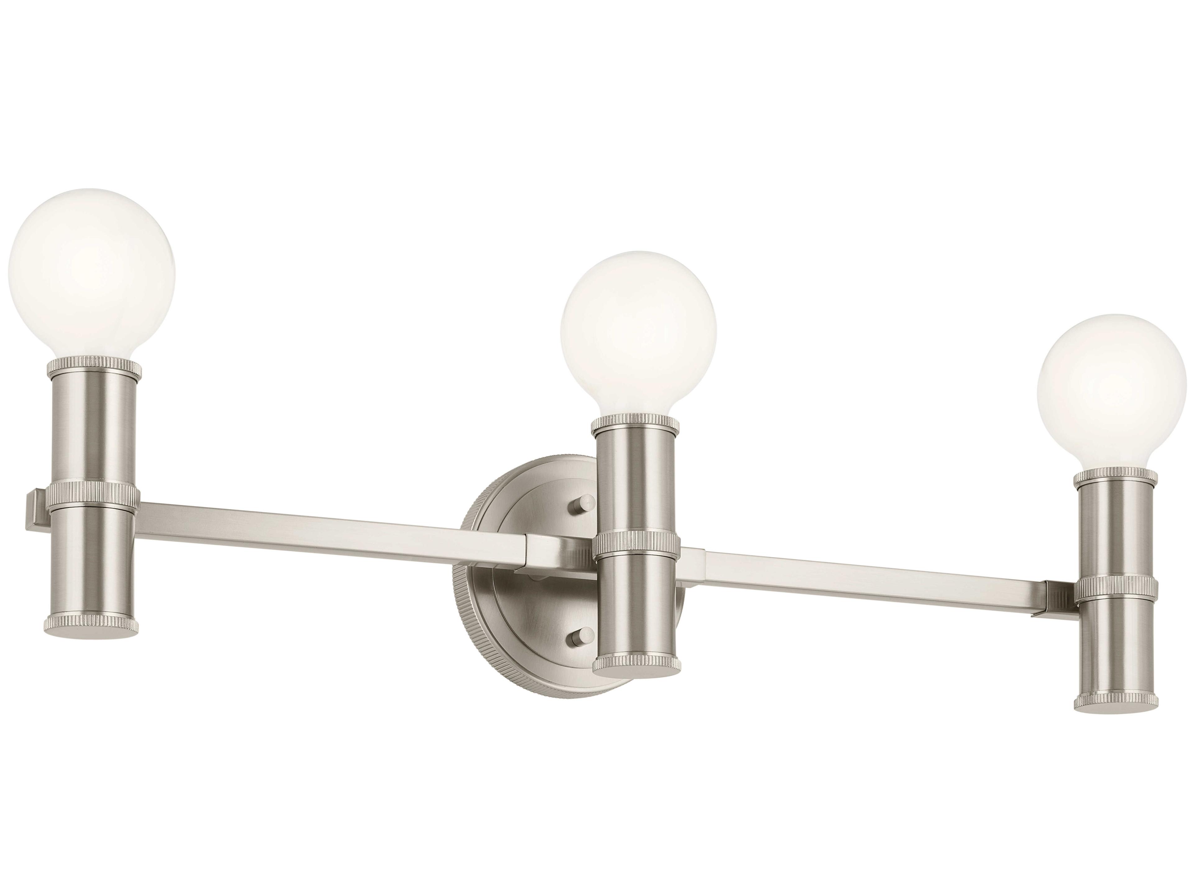 Kichler Torche 3-Light Brushed Nickel Vanity Light