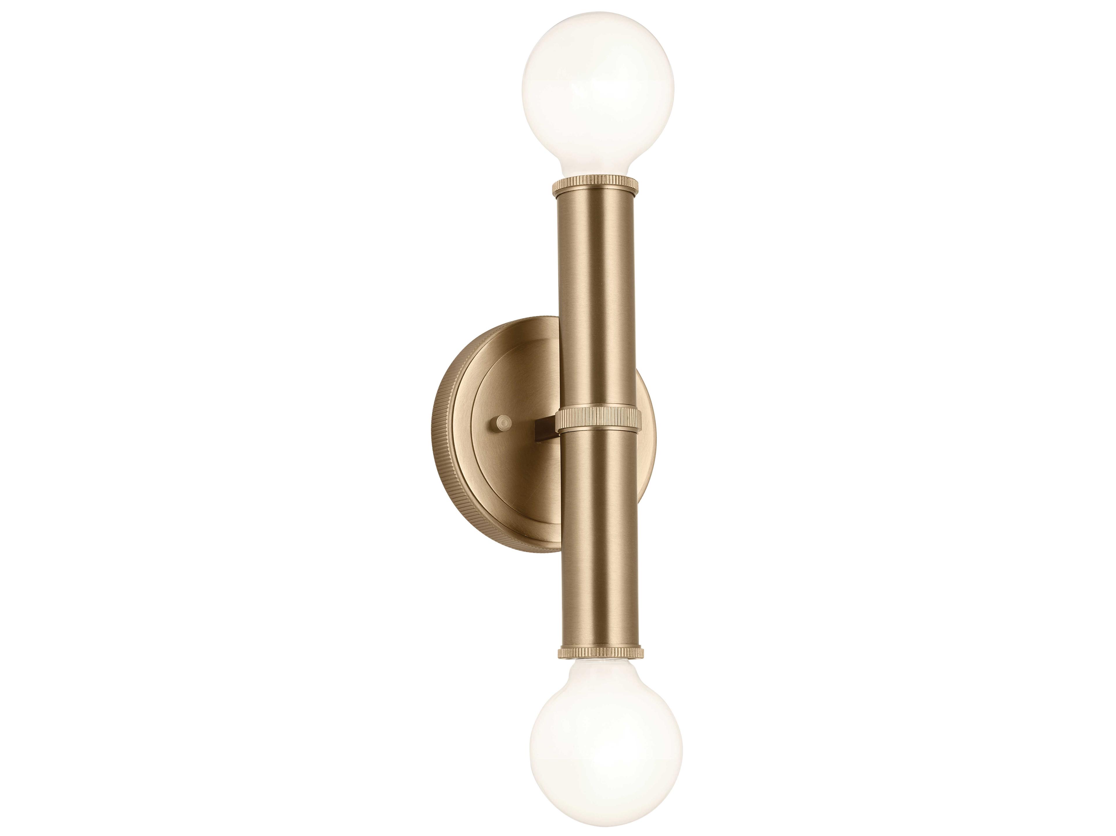 Kichler Torche 2-Light Champagne Bronze Wall Sconce