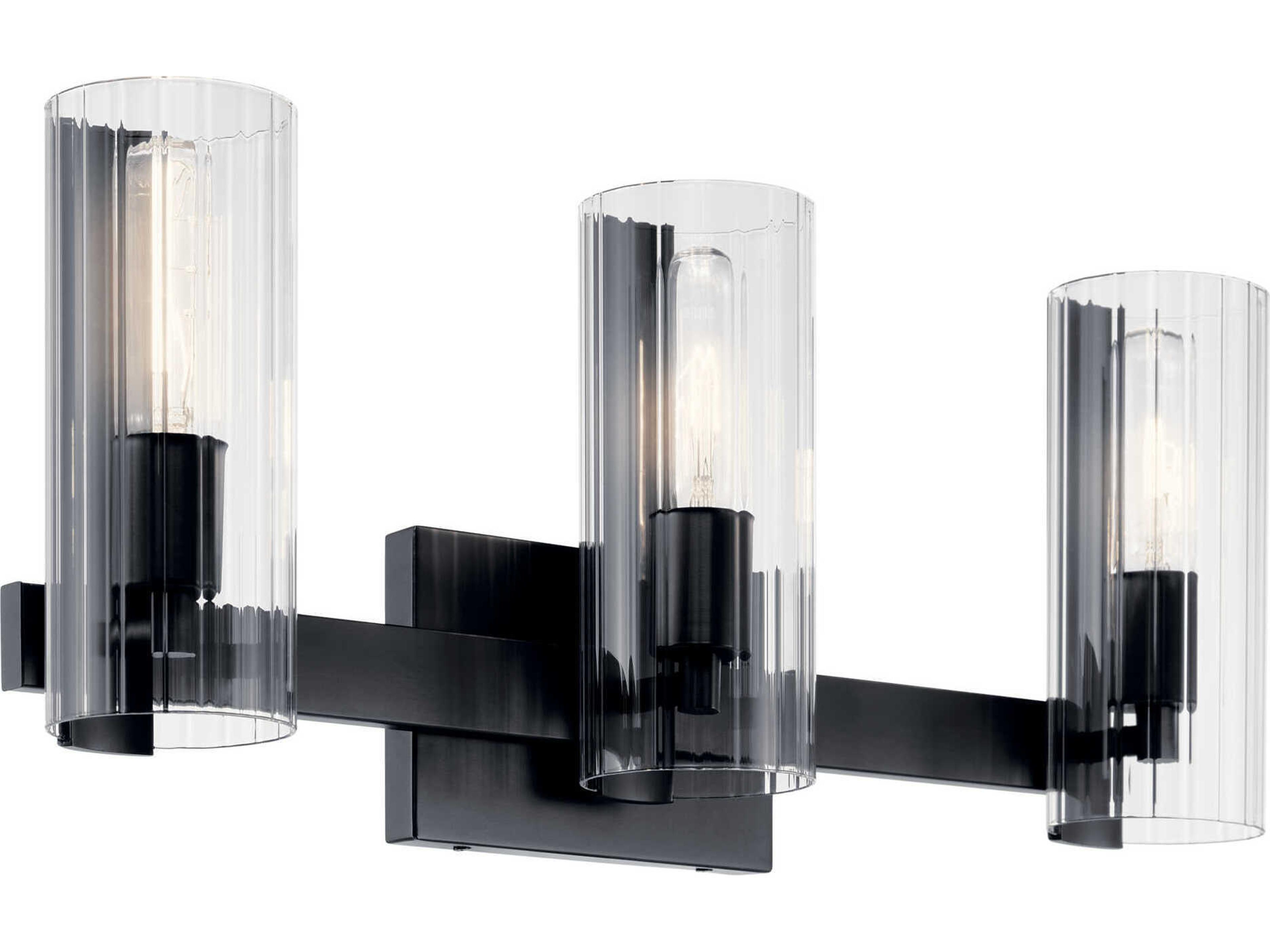 Kichler Jemsa 3-Light Black Vanity Light