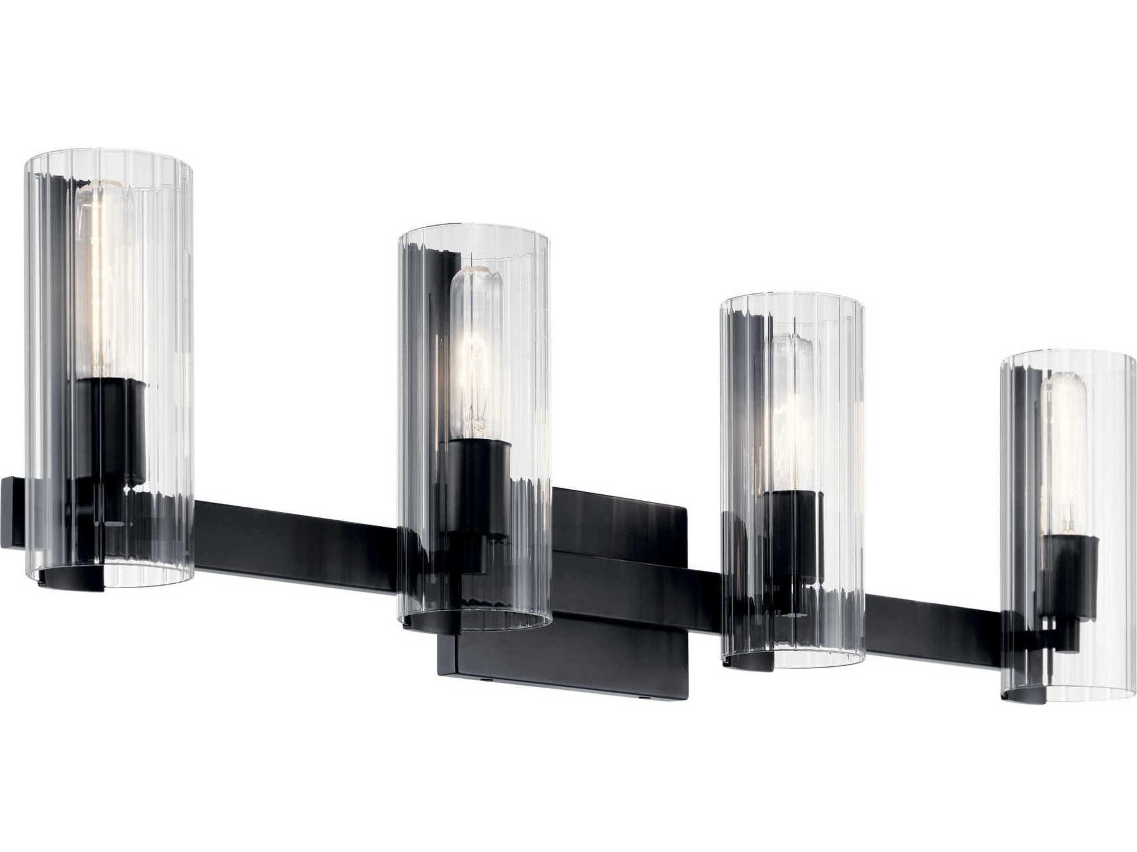 Kichler Jemsa 4-Light Black Vanity Light