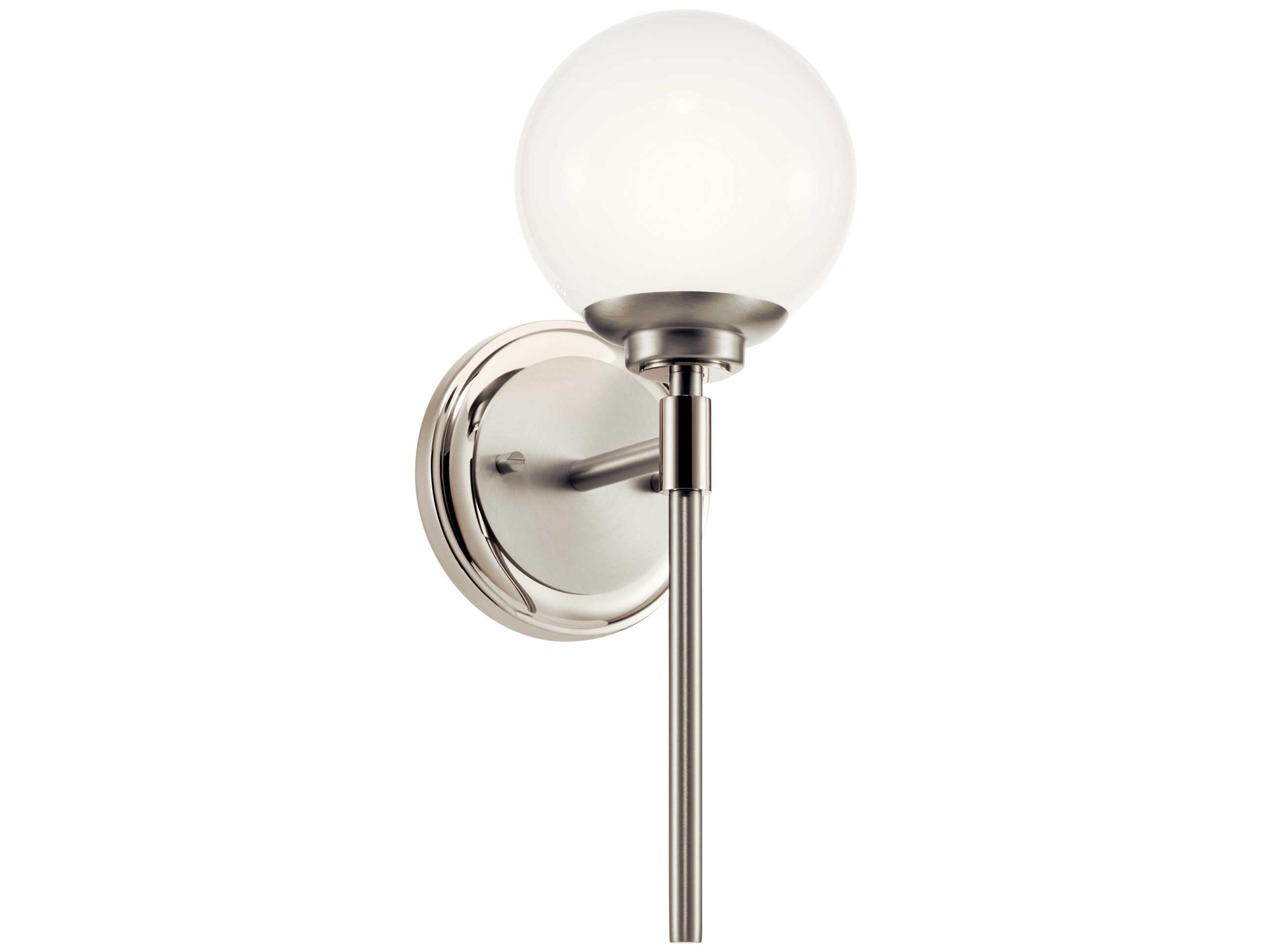 Kichler Benno 1-Light Polished Nickel Wall Sconce