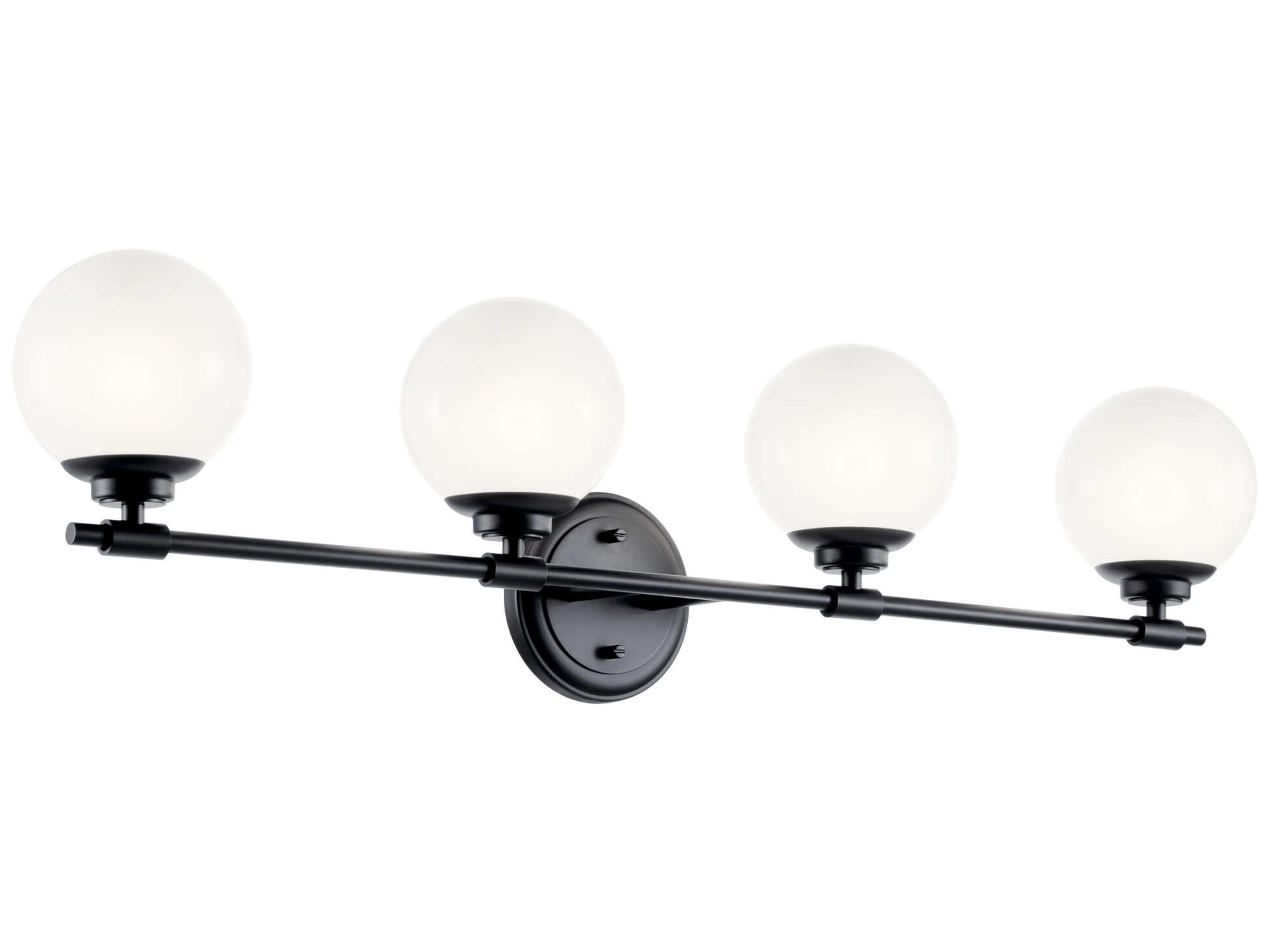 Kichler Benno 4-Light Black Vanity Light
