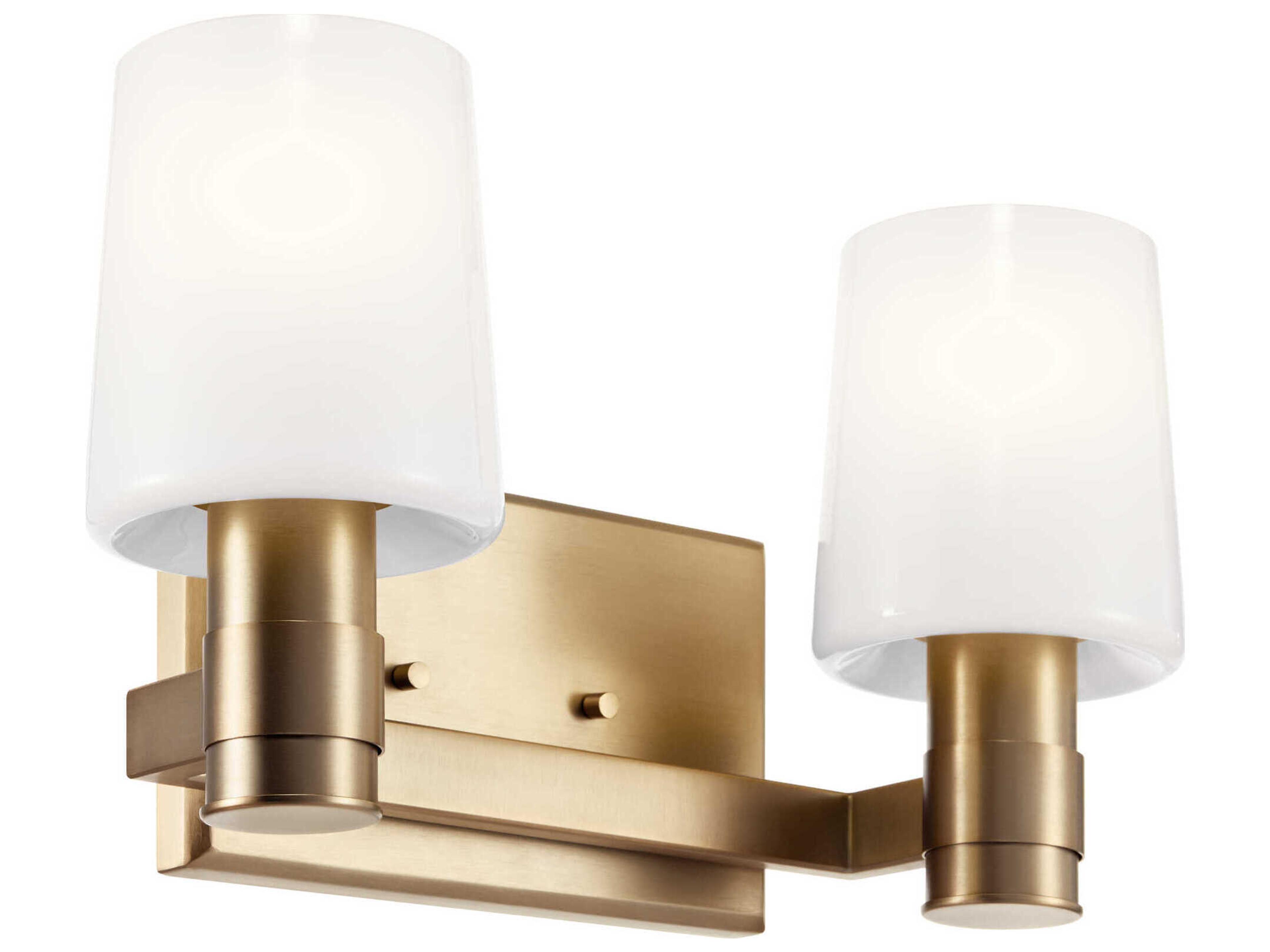 Kichler Adani 2-Light Champagne Bronze Vanity Light
