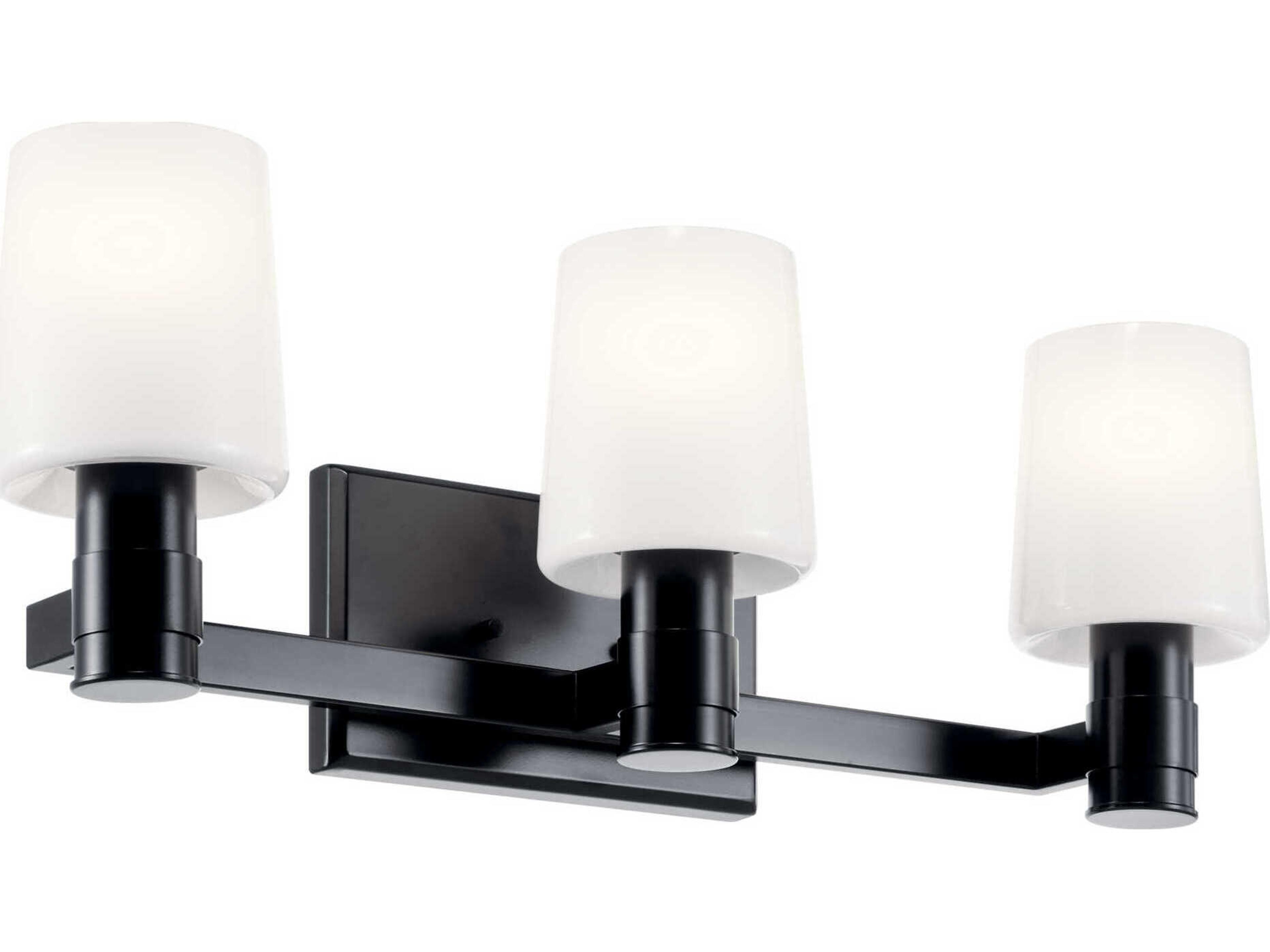 Kichler Adani 3-Light Black Vanity Light