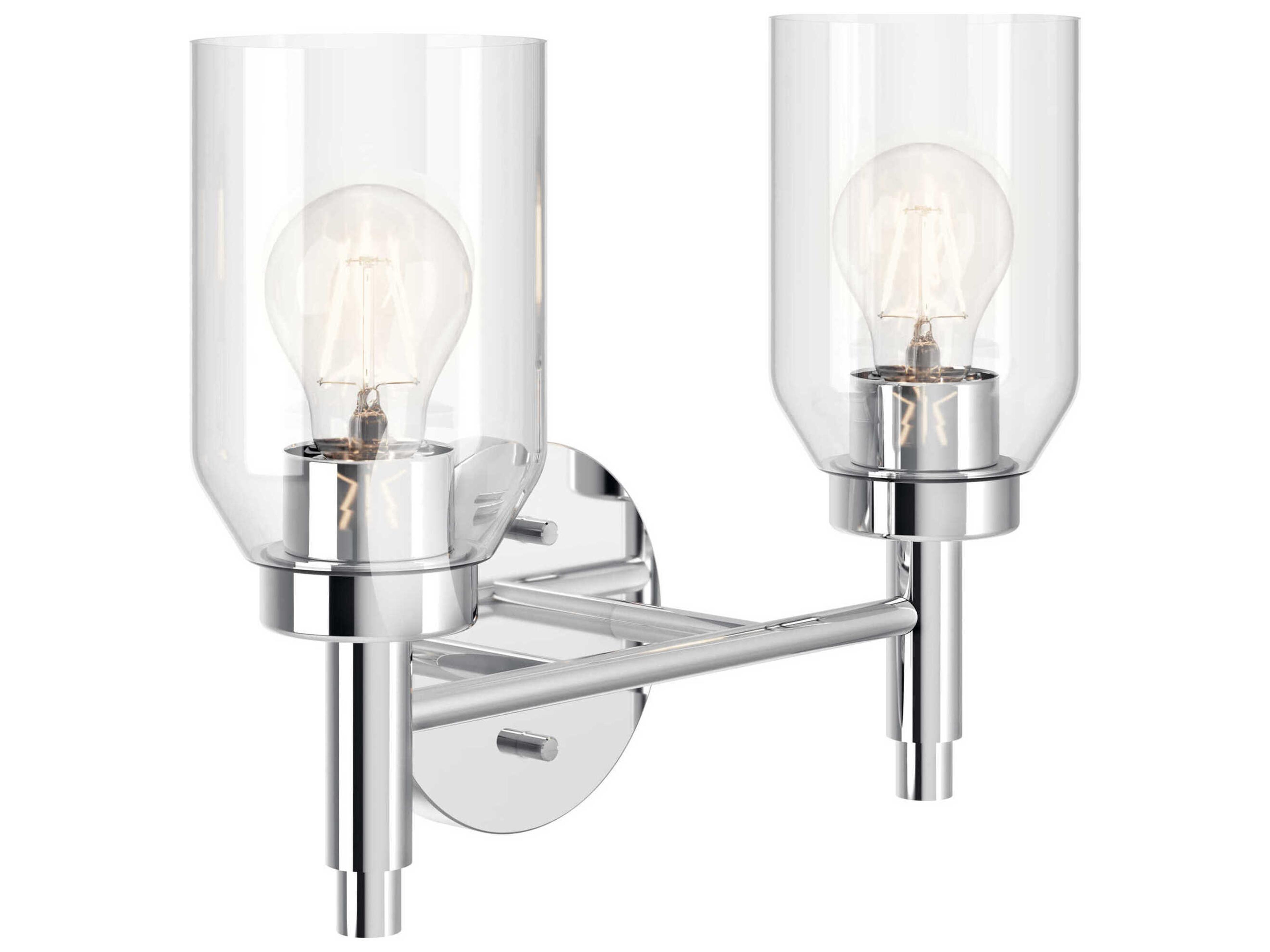 Kichler Madden 2-Light Chrome Vanity Light