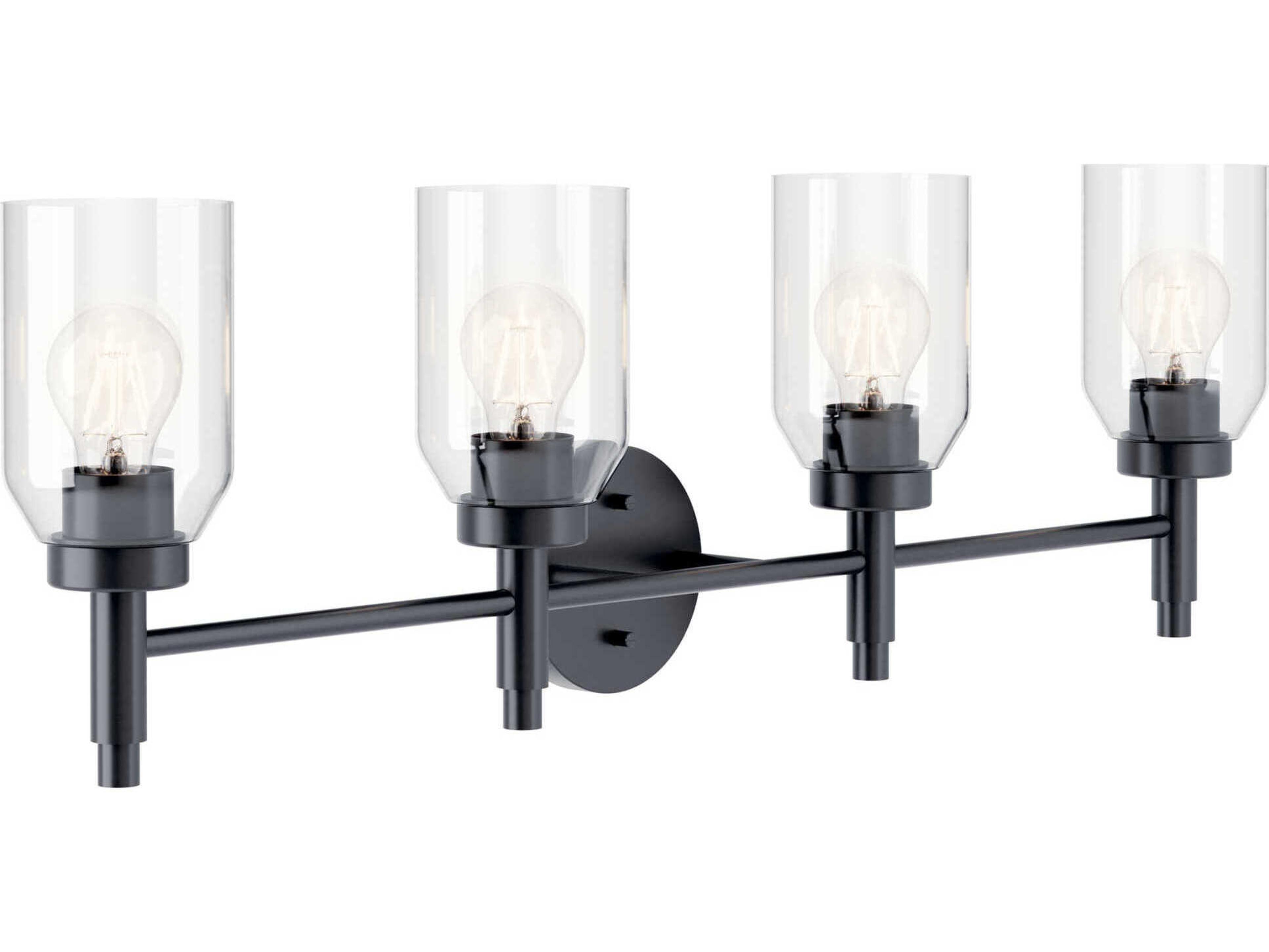 Kichler Madden 4-Light Black Vanity Light