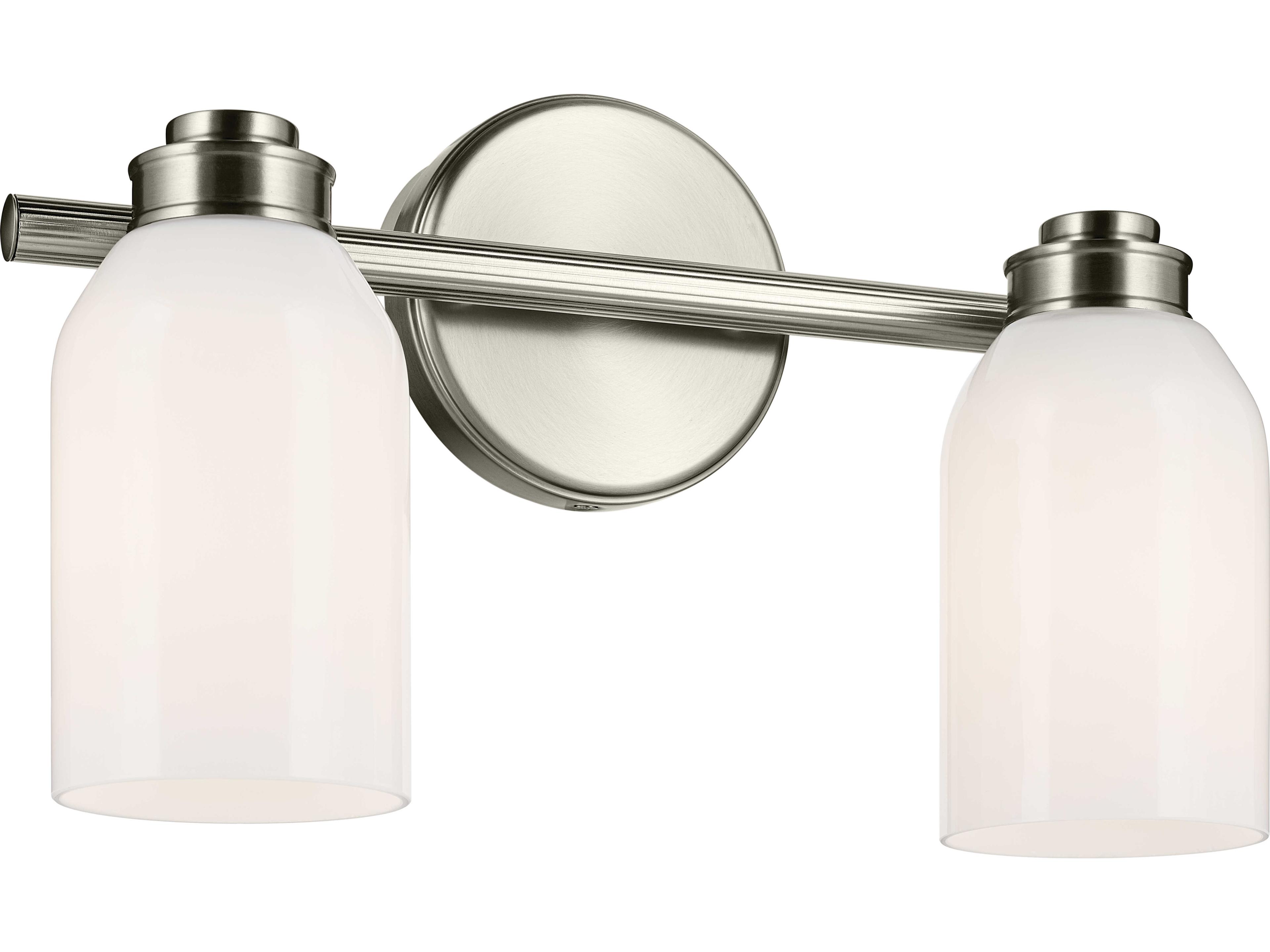 Kichler Shae 2-Light Brushed Nickel Vanity Light