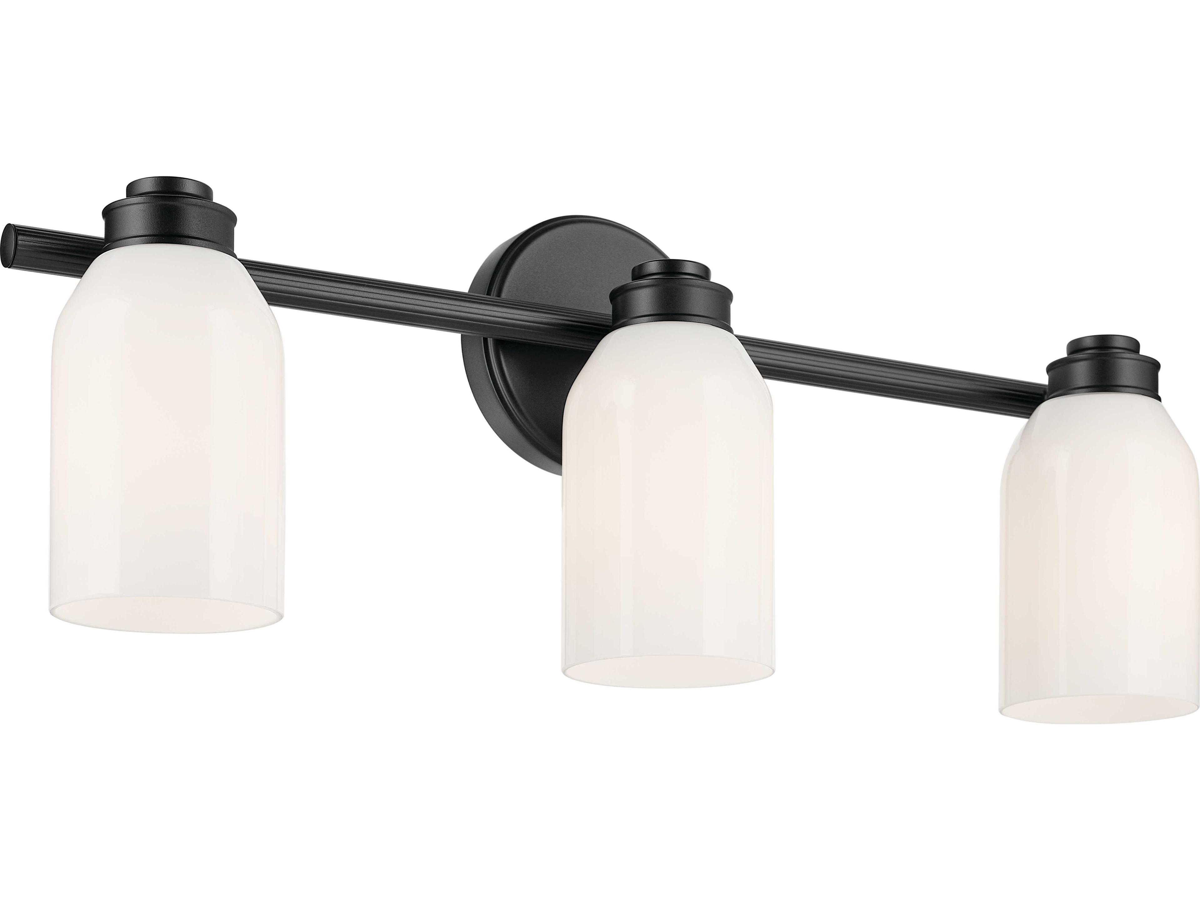 Kichler Shae 3-Light Black Vanity Light